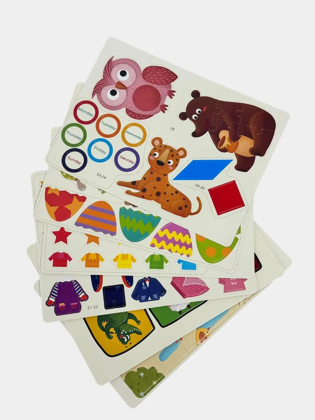 3+ yoshdagi bolalar uchun Art interaktiv sensory kitob texturalar bilan — 6-rasm