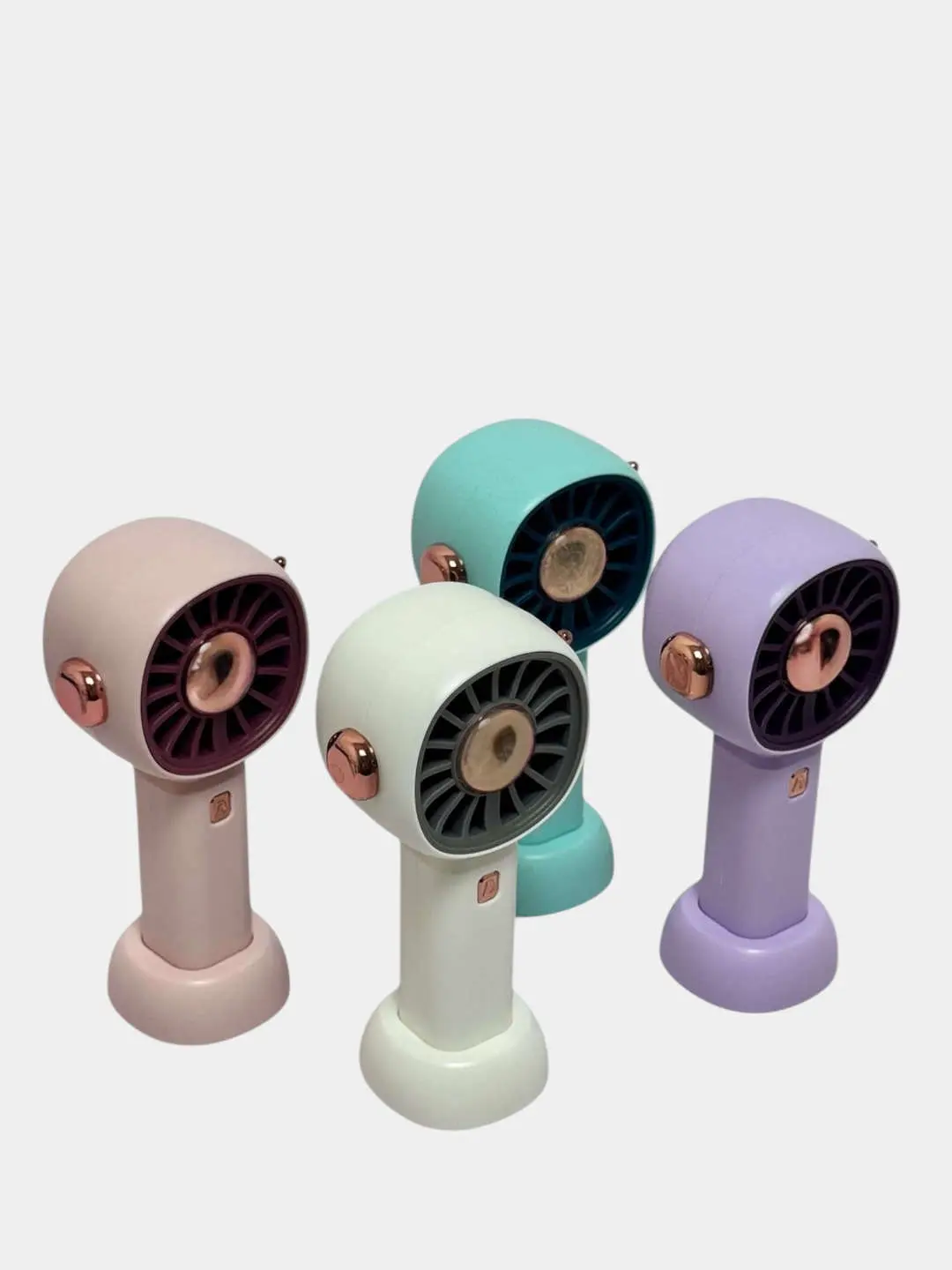 Mini-ventilator bolalar uchun, portativ USB, stendli, 3 yoshdan oshgan bolalarga mo'ljallangan — 2-rasm