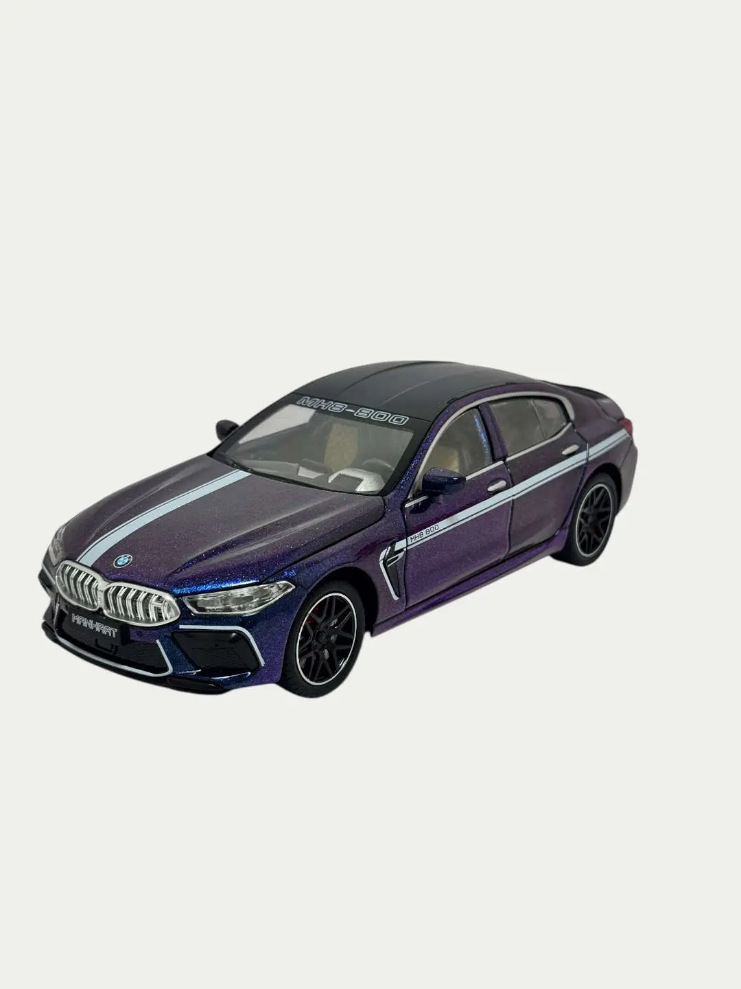 Metall BMW Manhart o'yinchoq mashina 3 yoshdan oshgan bolalar uchun, kolleksion model, realistik — 7-rasm