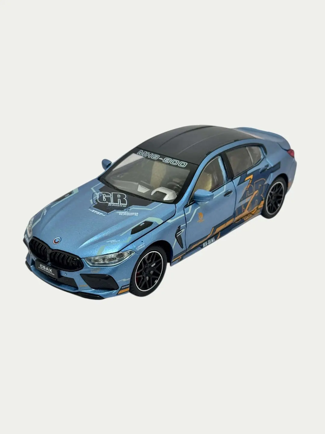 Metall BMW Manhart o'yinchoq mashina 3 yoshdan oshgan bolalar uchun, kolleksion model, realistik — 10-rasm