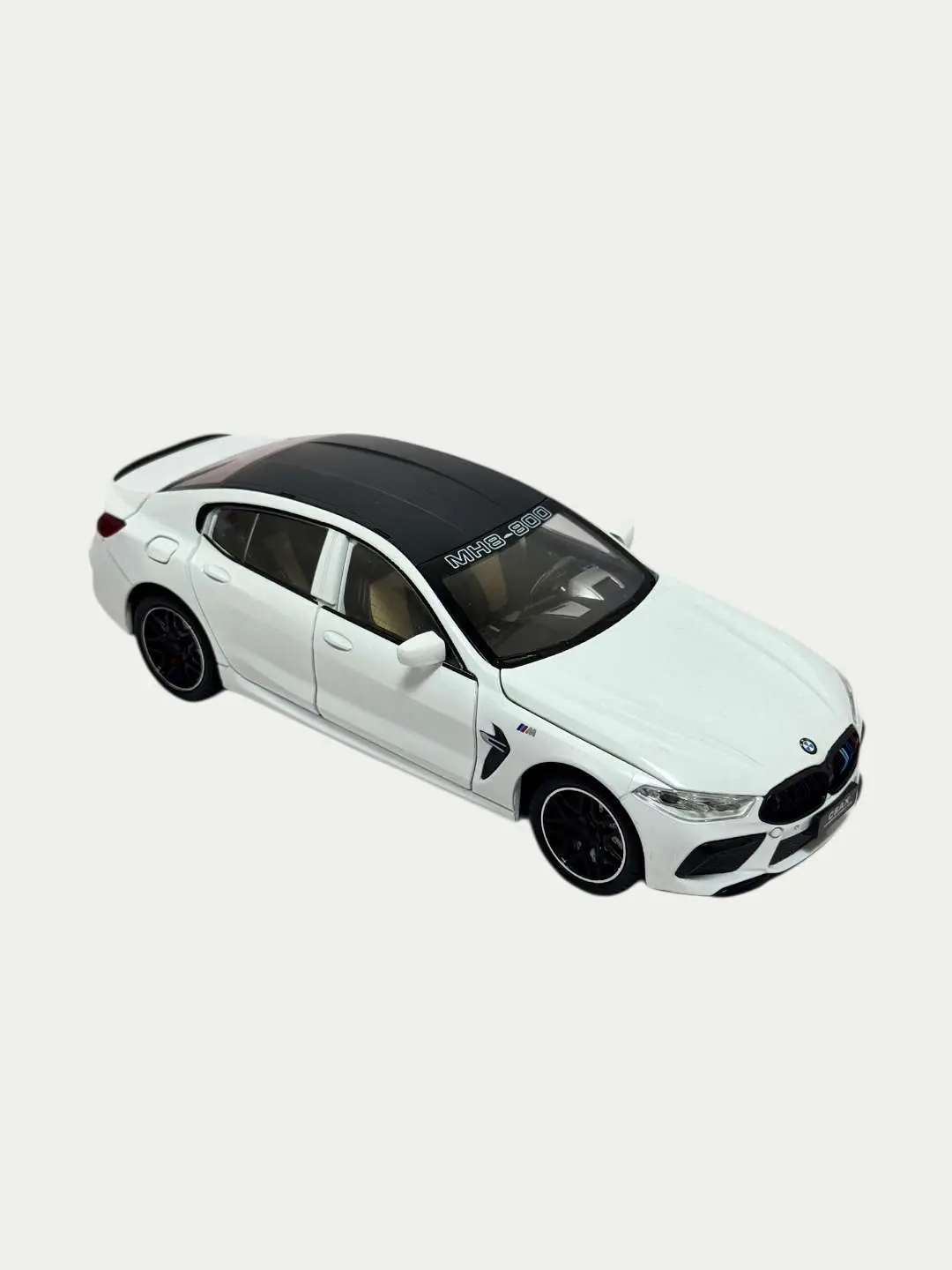 Metall BMW Manhart o'yinchoq mashina 3 yoshdan oshgan bolalar uchun, kolleksion model, realistik