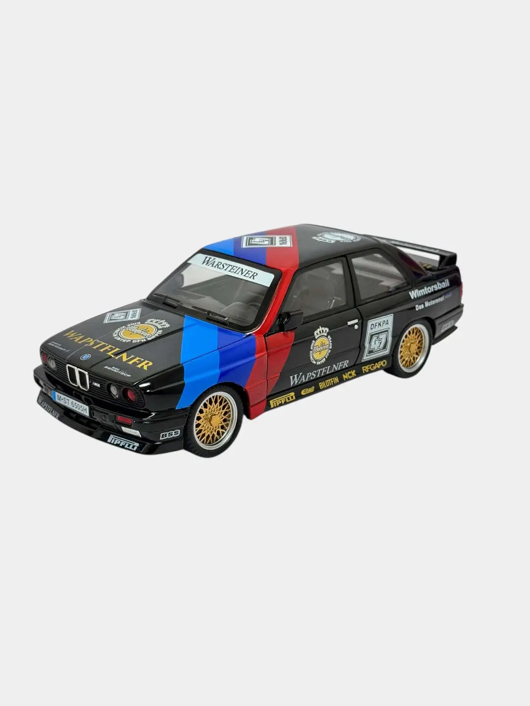 BMW 1:24 masshtabli modeli, Oq poyga quyma mashinasi, O'yin va kollektsiya uchun 3+ — 2-rasm