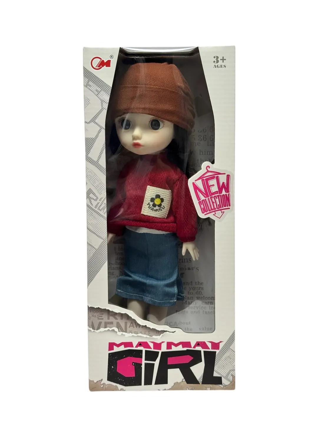 May May Girl qo'g'irchog'i sharnirli, 13 ta harakatlanuvchi bo'g'inli, qizlar uchun — 2-rasm