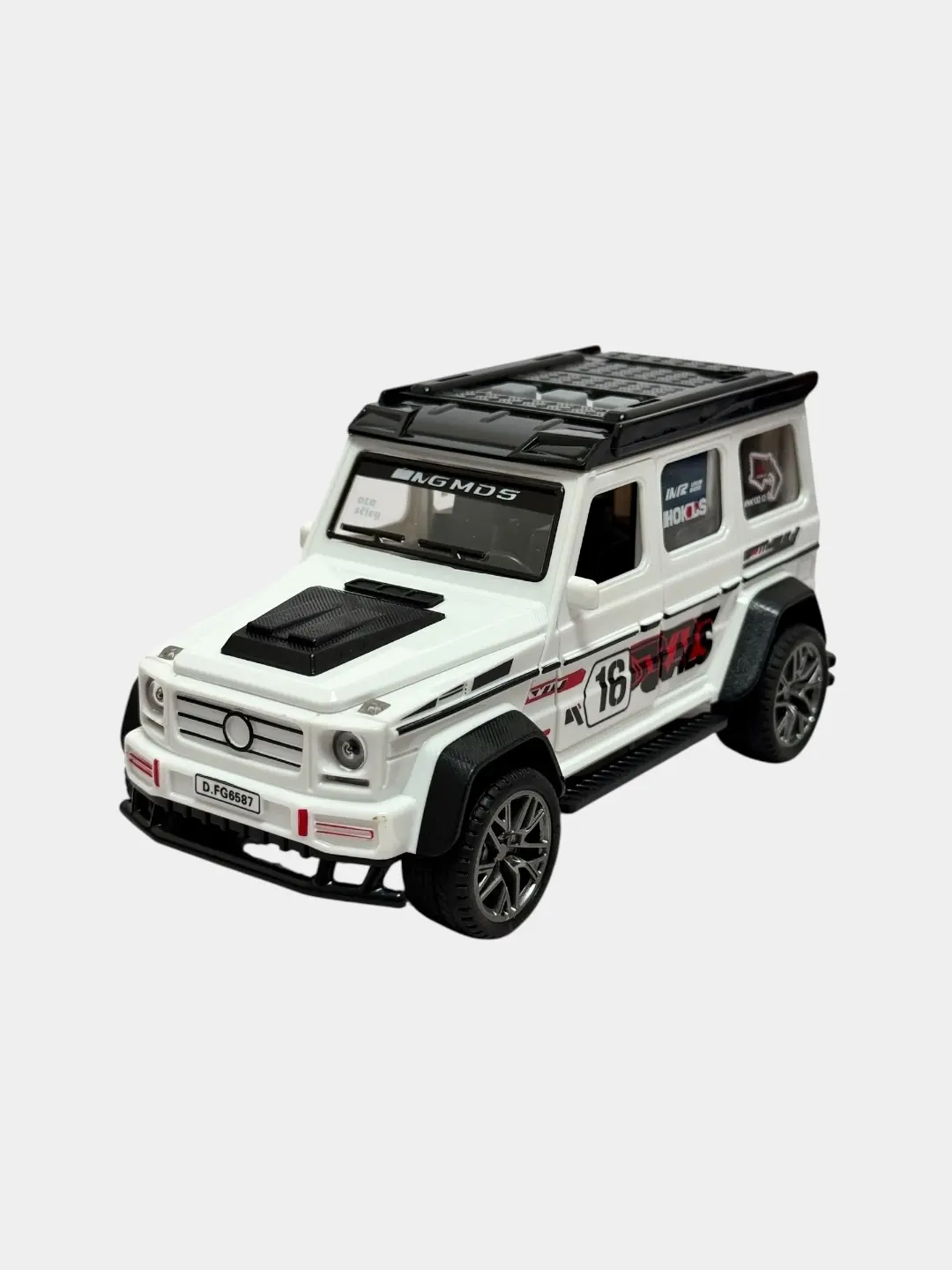 Plastmassali o'yinchoq mashina Gelik Mercedes-Benz G-Class, o'g'il bolalar uchun — 2-rasm