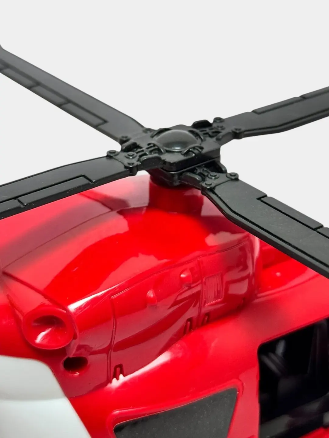 Plastik vertolyot City Series, yorug'lik/ovoz effektlari, vinch, bolalar uchun — 7-rasm