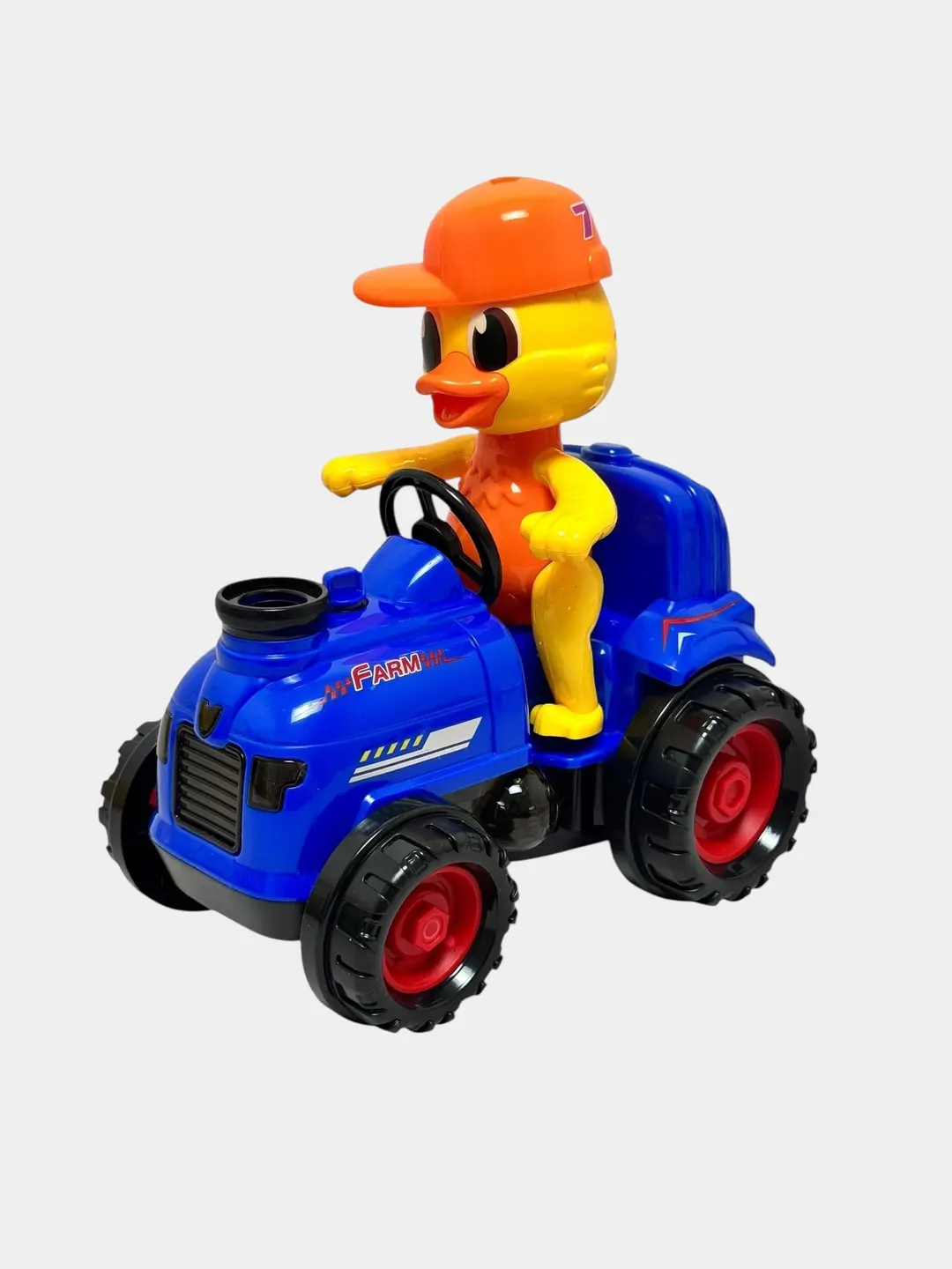 Musiqiy traktor interaktiv sovuq bug' va chiroqlar bilan, 360 darajaga aylanadigan — 2-rasm