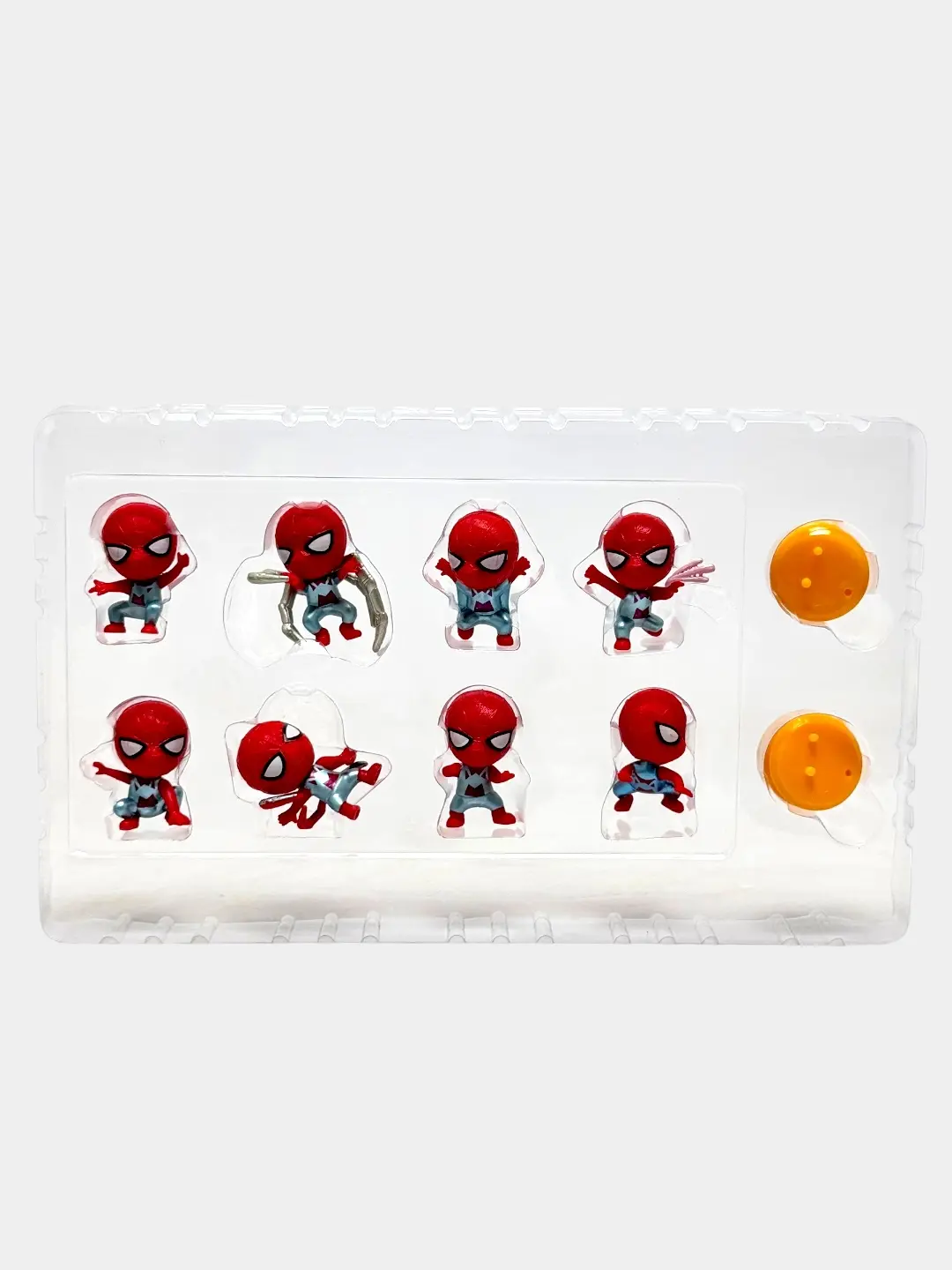 Spider-Man Figuralari 8 tur, Anime/Chibi dizayni, 3+ yosh va kollektsionerlar uchun — 3-rasm