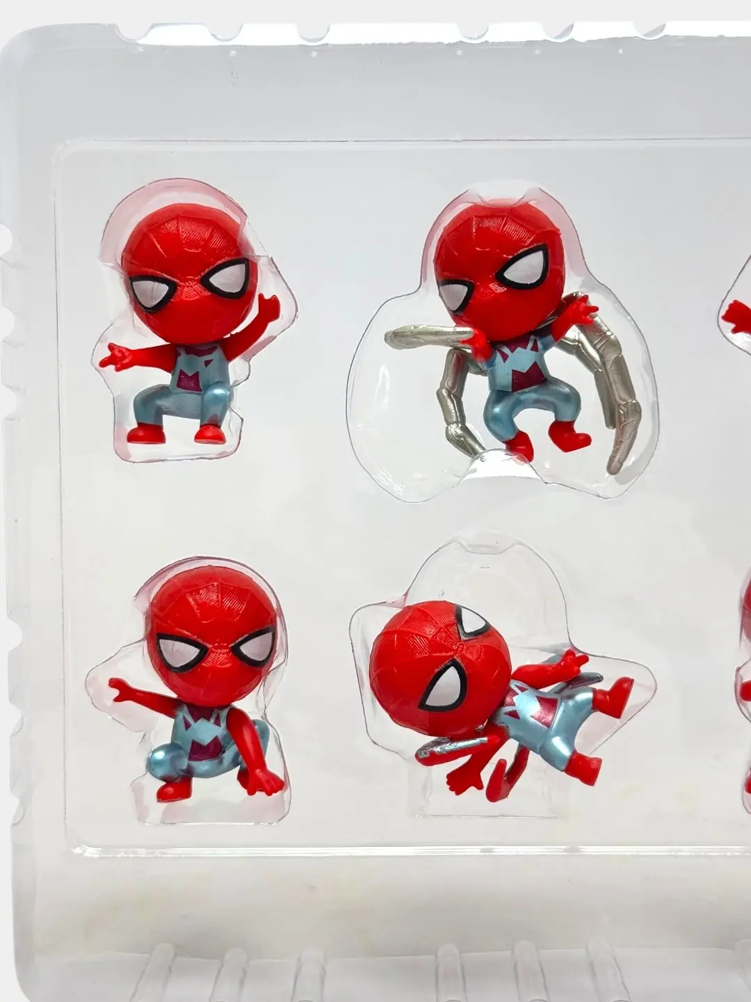 Spider-Man Figuralari 8 tur, Anime/Chibi dizayni, 3+ yosh va kollektsionerlar uchun — 4-rasm