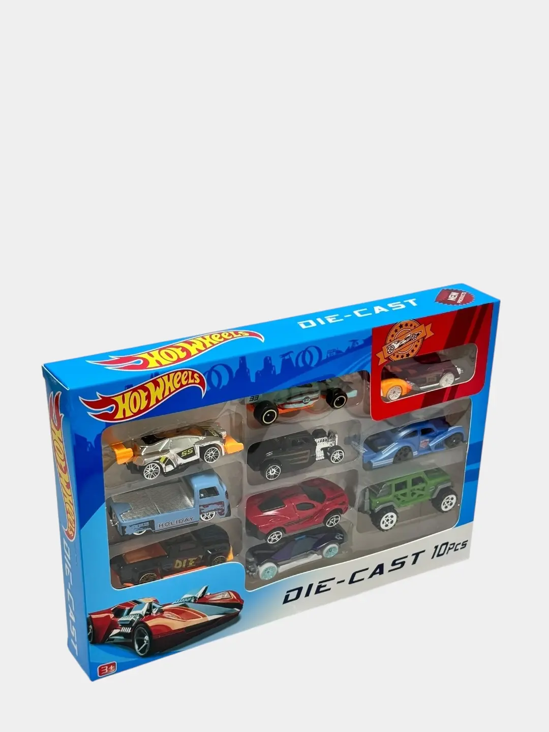 Металлические машинки Hot Wheels "Коллекция" 10 шт, для детей 3+, яркие