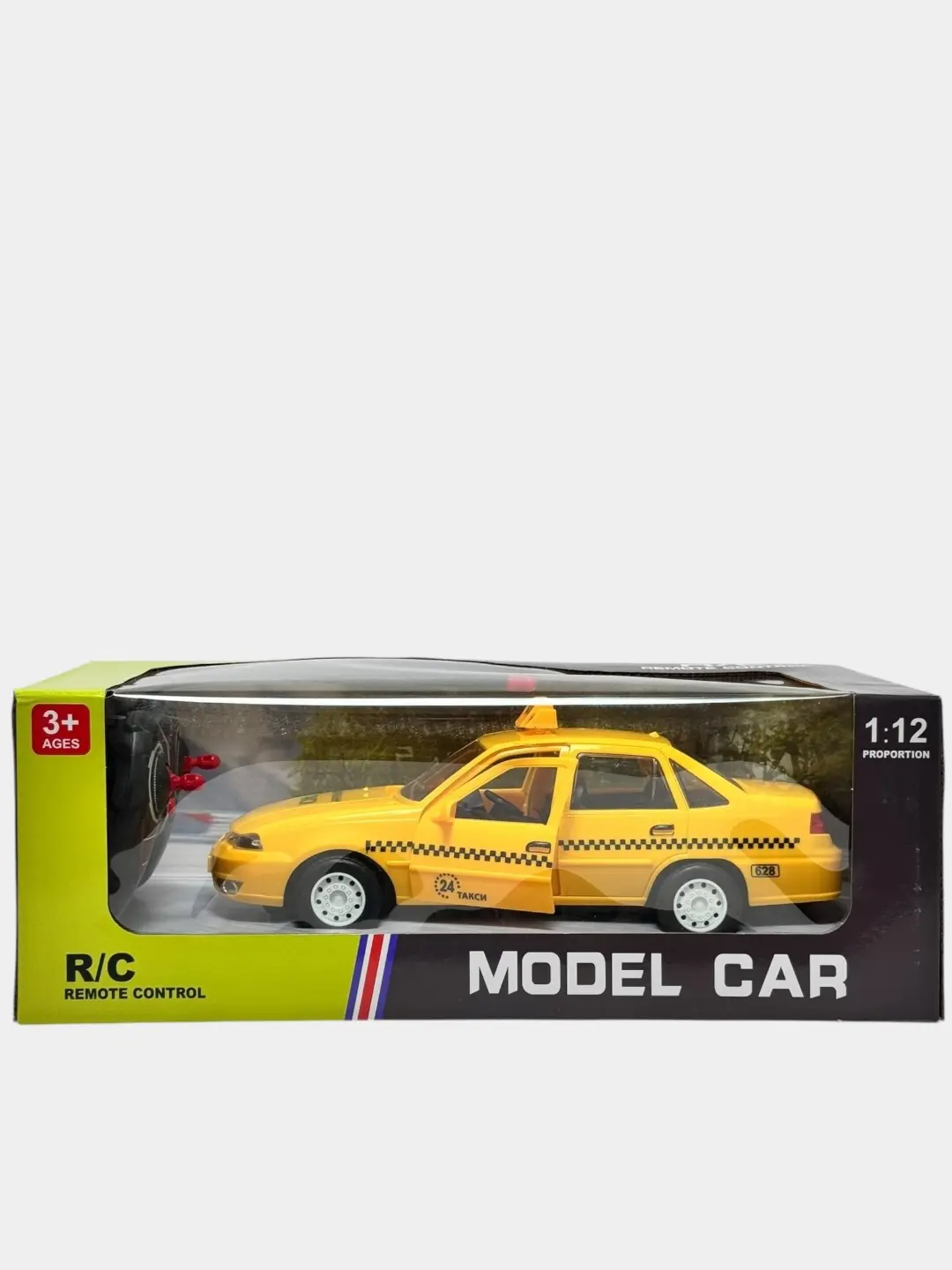 Radioboshqaruvchi Neksiya Taxi mashinasi, 1:12 masshtab, eshiklar ochiladi, 3+ bolalar uchun — 2-rasm