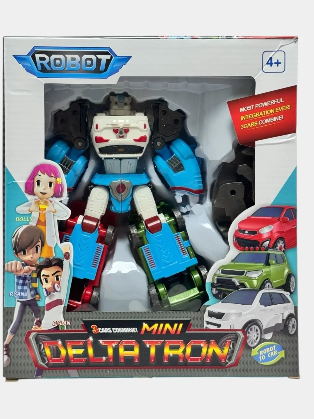 Tobot transformer Deltatron 3 tasi 1 da, o'g'il bolalar uchun robot — 2-rasm
