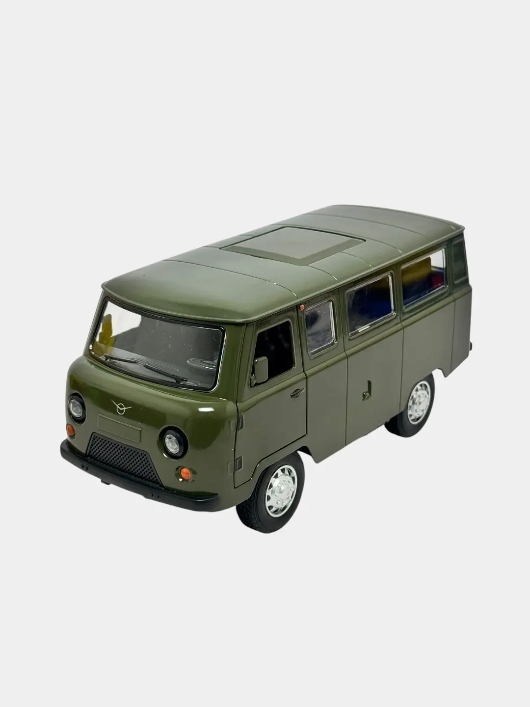UAZ Buxanka kolleksiya modeli 1:18, detallashgan yo'ltanlamas mashina — 2-rasm