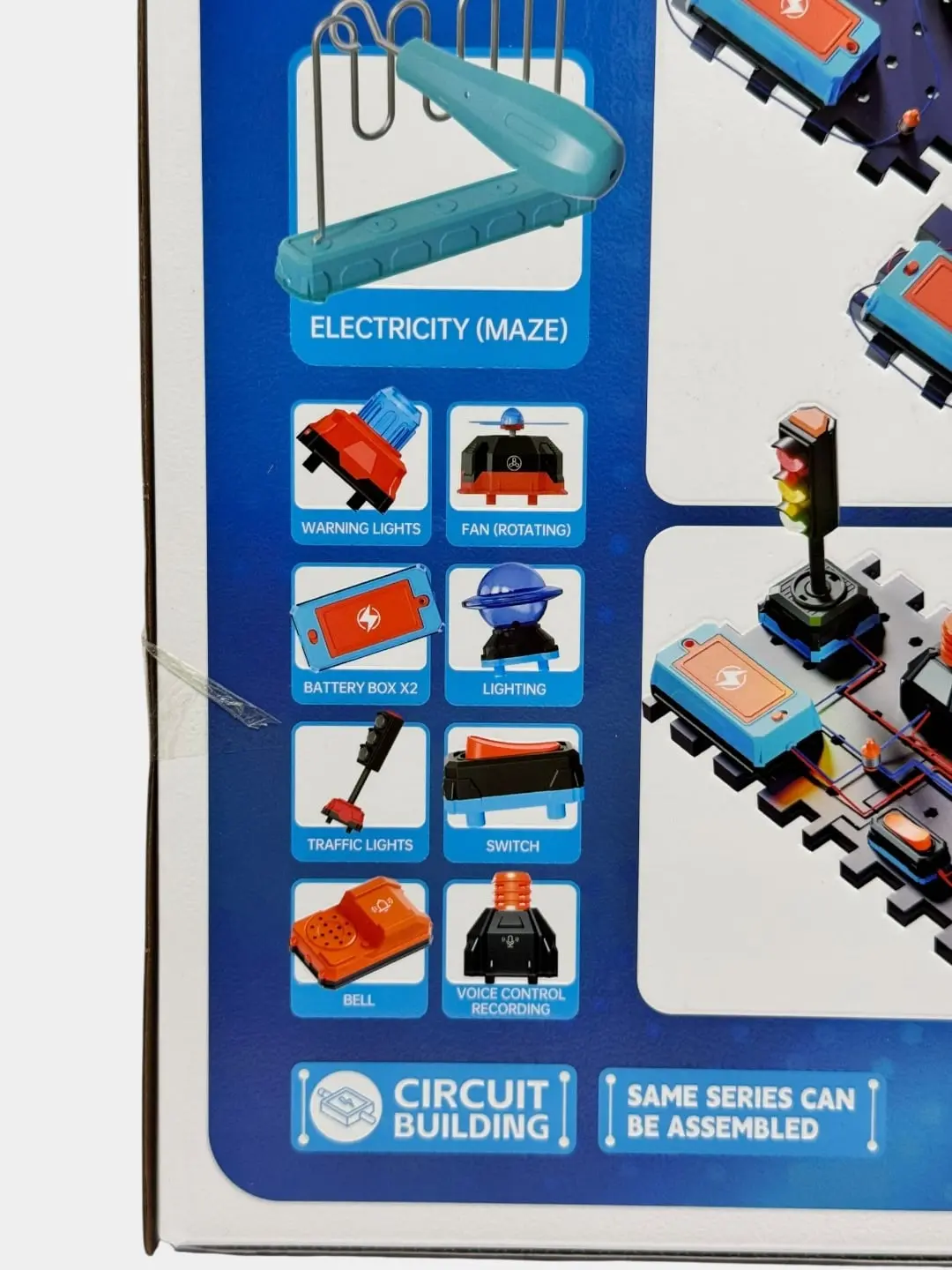 STEAM DIY Ilmiy to'plam, Elektronika va STEM to'plami, 8 yoshdan katta bolalar uchun, Yorqin detallar — 4-rasm
