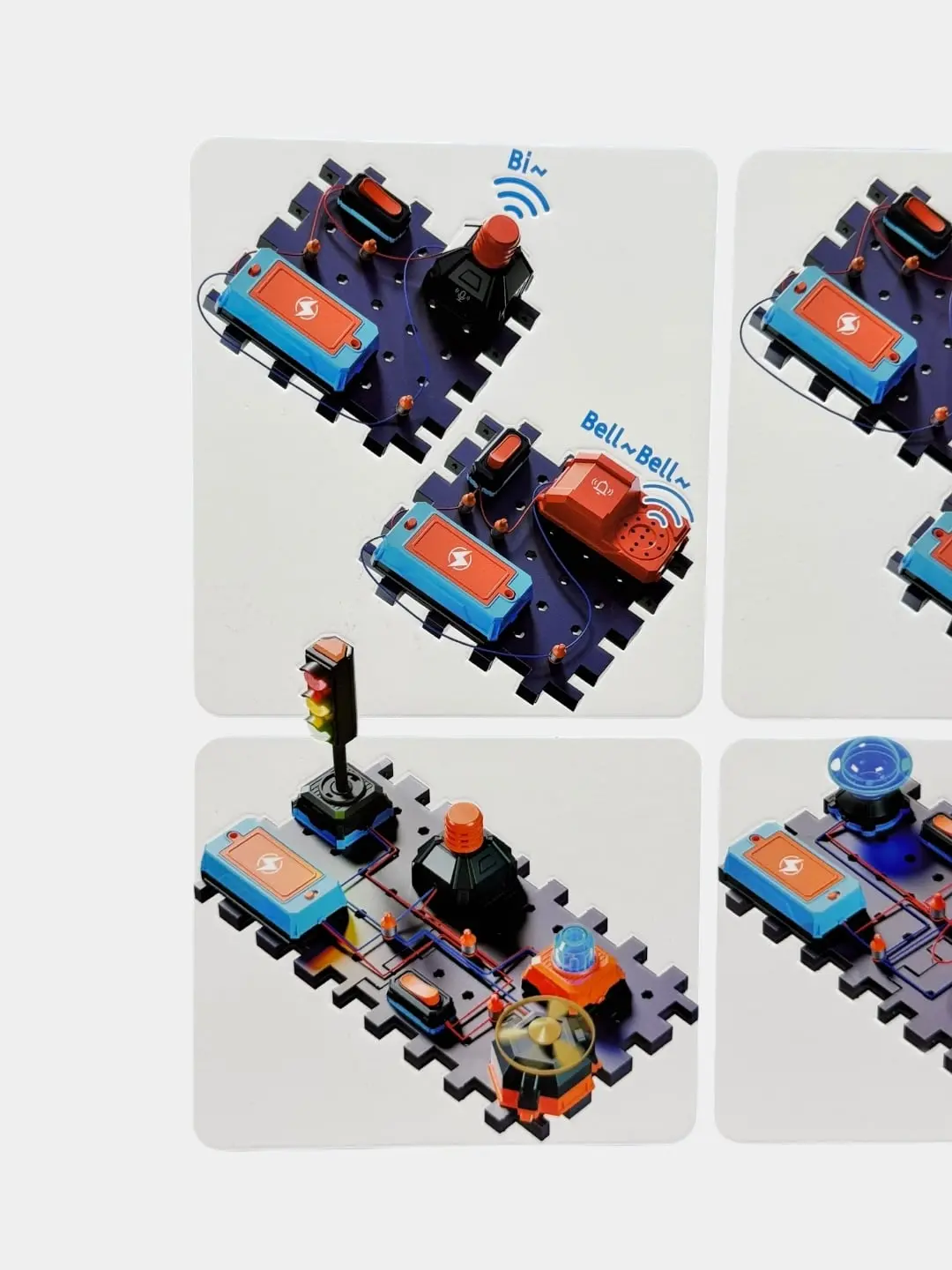 STEAM DIY Ilmiy to'plam, Elektronika va STEM to'plami, 8 yoshdan katta bolalar uchun, Yorqin detallar — 5-rasm