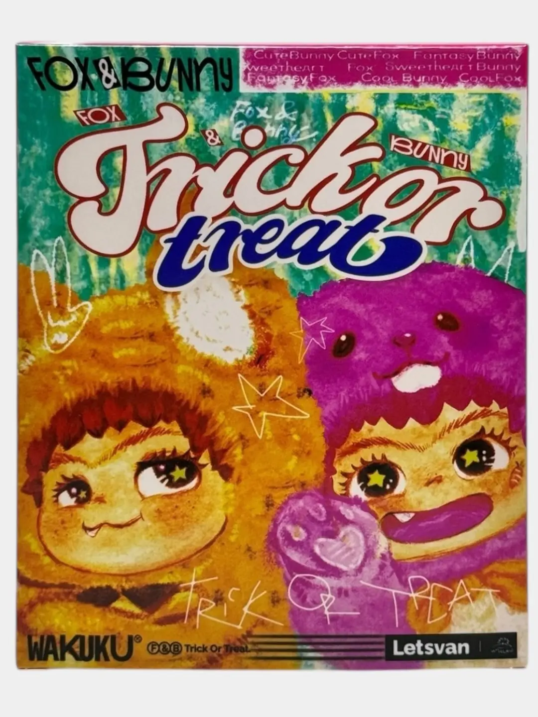 Vakuku figurasi momiq maxluq Letsvan Trick or Treat dizaynerlik art-o'yinchoq Blind Box — 2-rasm
