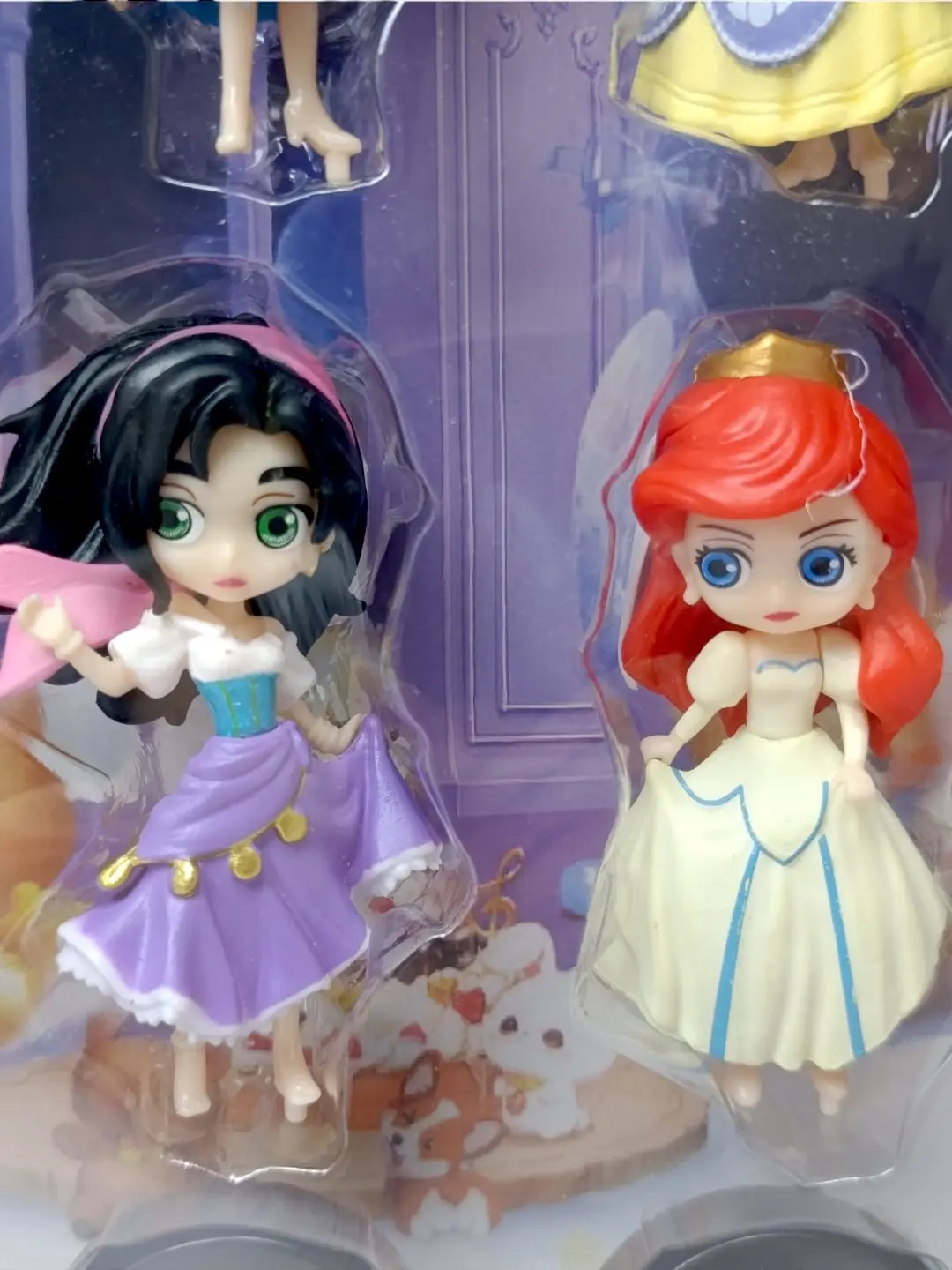 Disney malikalari o'yinchoq figuralar to'plami, 8 dona, qizlar uchun kolleksiya to'plami — 3-rasm