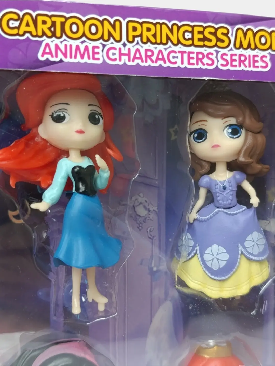 Disney malikalari o'yinchoq figuralar to'plami, 8 dona, qizlar uchun kolleksiya to'plami — 4-rasm