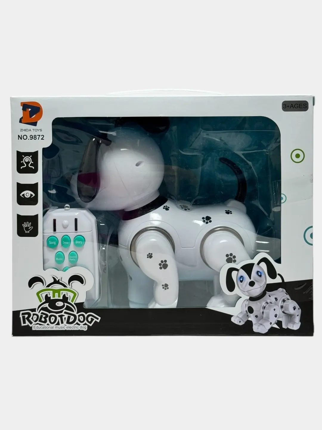 Interaktiv robot-it RoboDog, Qo'shiq kuylaydi, Hikoyalar aytadi, 3 yoshdan katta bolalar uchun — 2-rasm