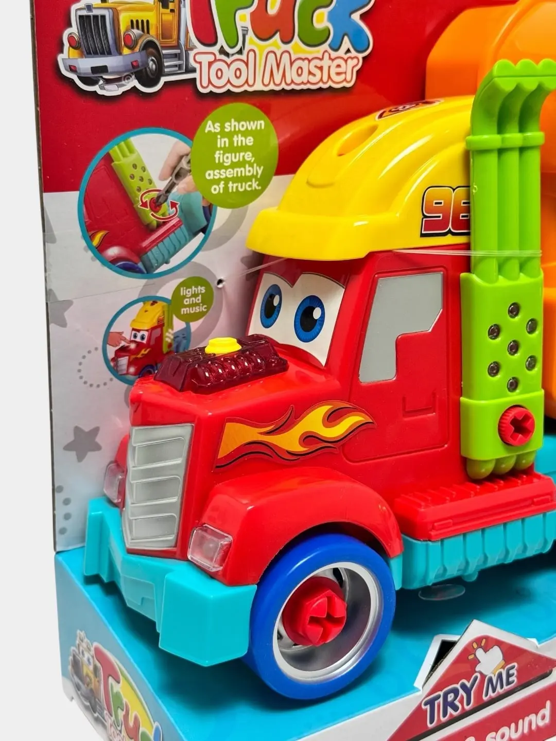 Makvin treyler konstruktori Truck Tool Master chiroqli va ovozli keysda — 3-rasm