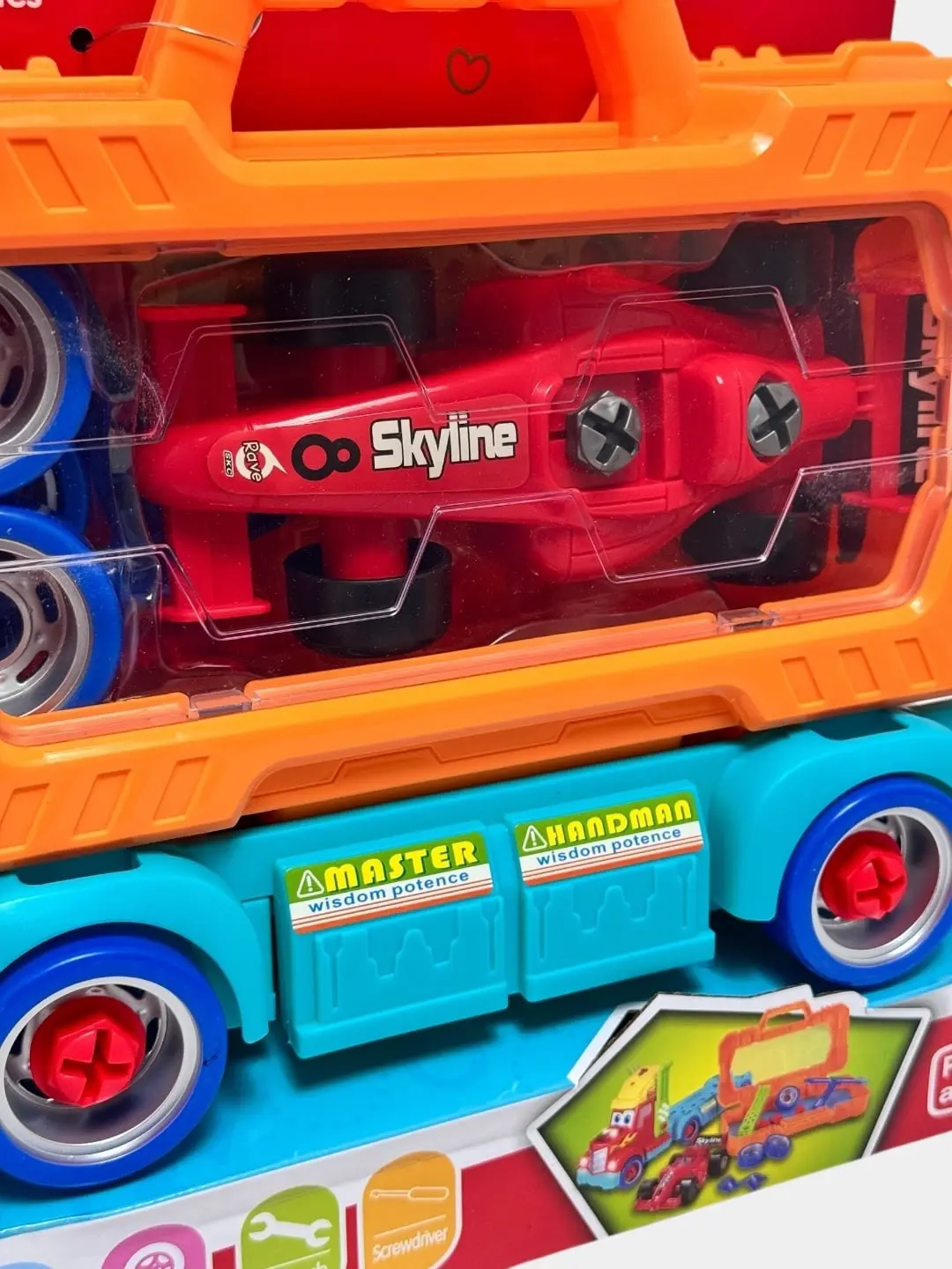 Makvin treyler konstruktori Truck Tool Master chiroqli va ovozli keysda — 4-rasm
