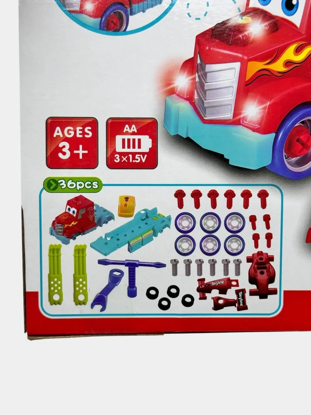 Makvin treyler konstruktori Truck Tool Master chiroqli va ovozli keysda — 6-rasm