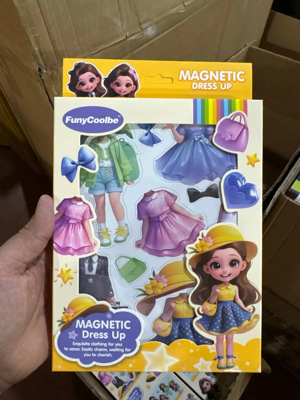 Magnitli kiyintirish o'yini, Rivojlantiruvchi modelyer to'plami, Qizlar uchun ijodiy konstruktor sovg'a