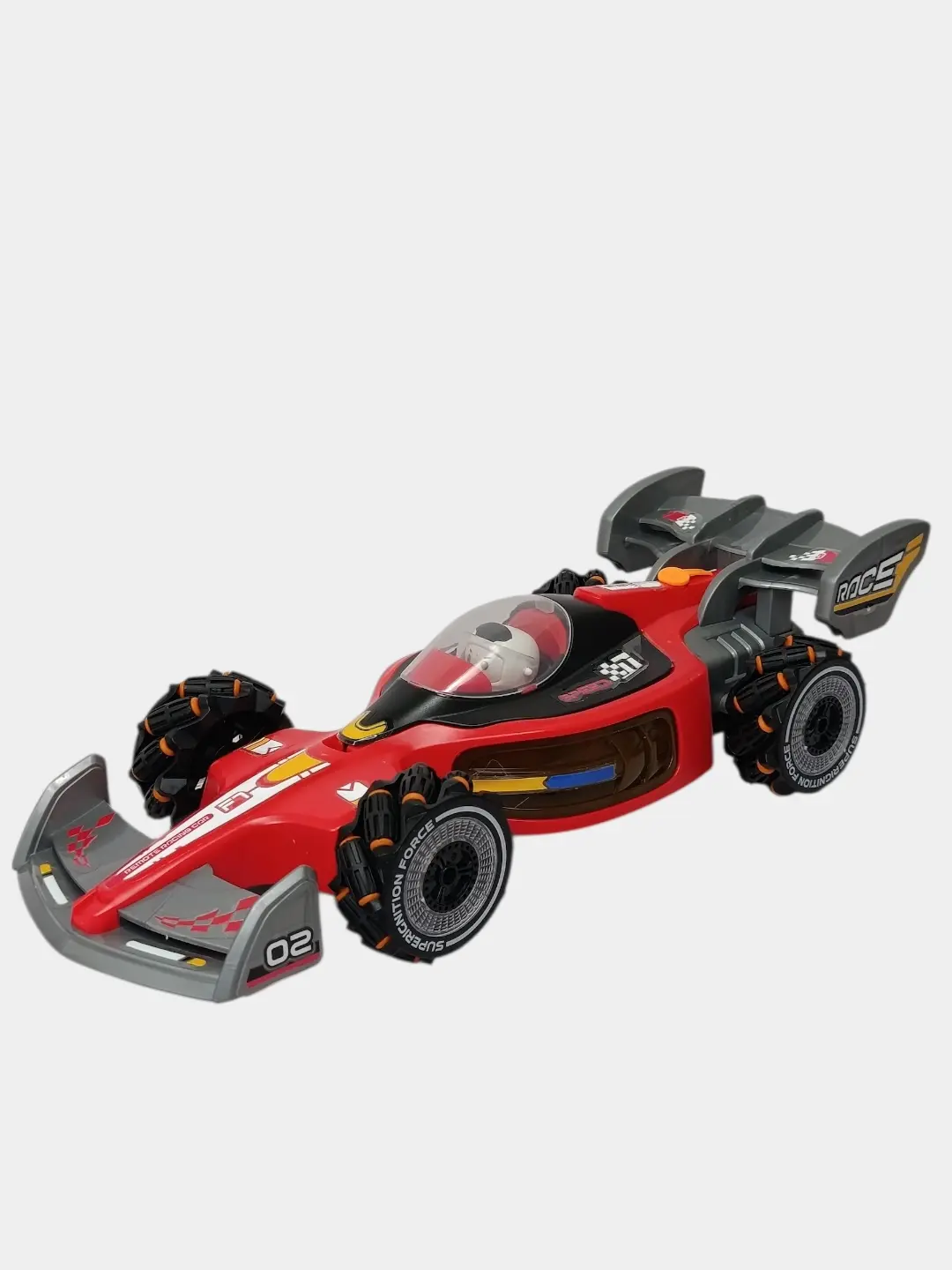 Formula 1 masofaviy boshqariladigan bug'li poyga mashinasi, pultli o'yinchoq — 4-rasm