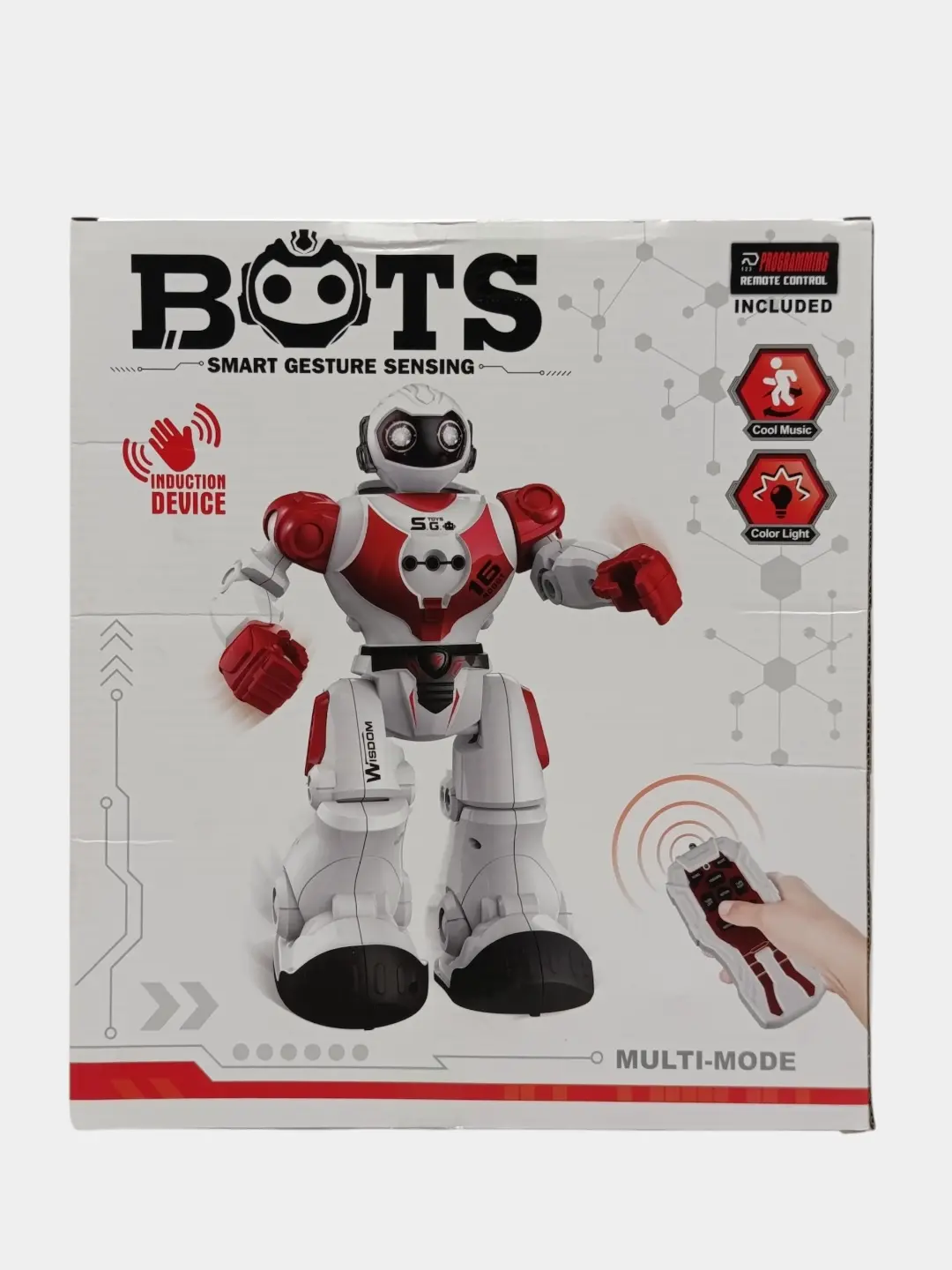 Masofadan va imo-ishora bilan boshqariladigan interaktiv BOTS roboti, dasturlanadigan — 3-rasm