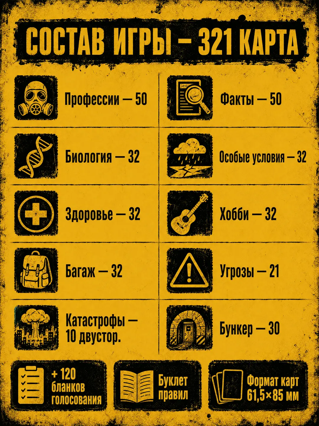 Настольный игра Бункер — 3-rasm