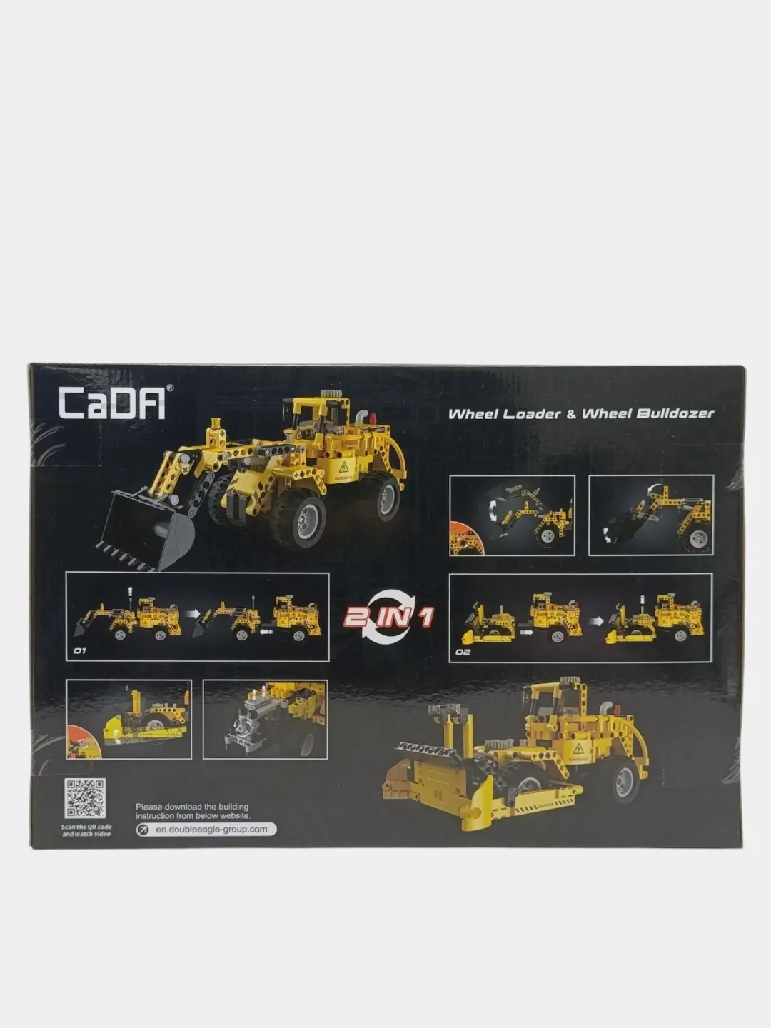 Konstruktor 2 tasi 1 da Buldozer, qurilish texnikasi, 693 qismli, 8 yoshdan bolalar uchun — 3-rasm