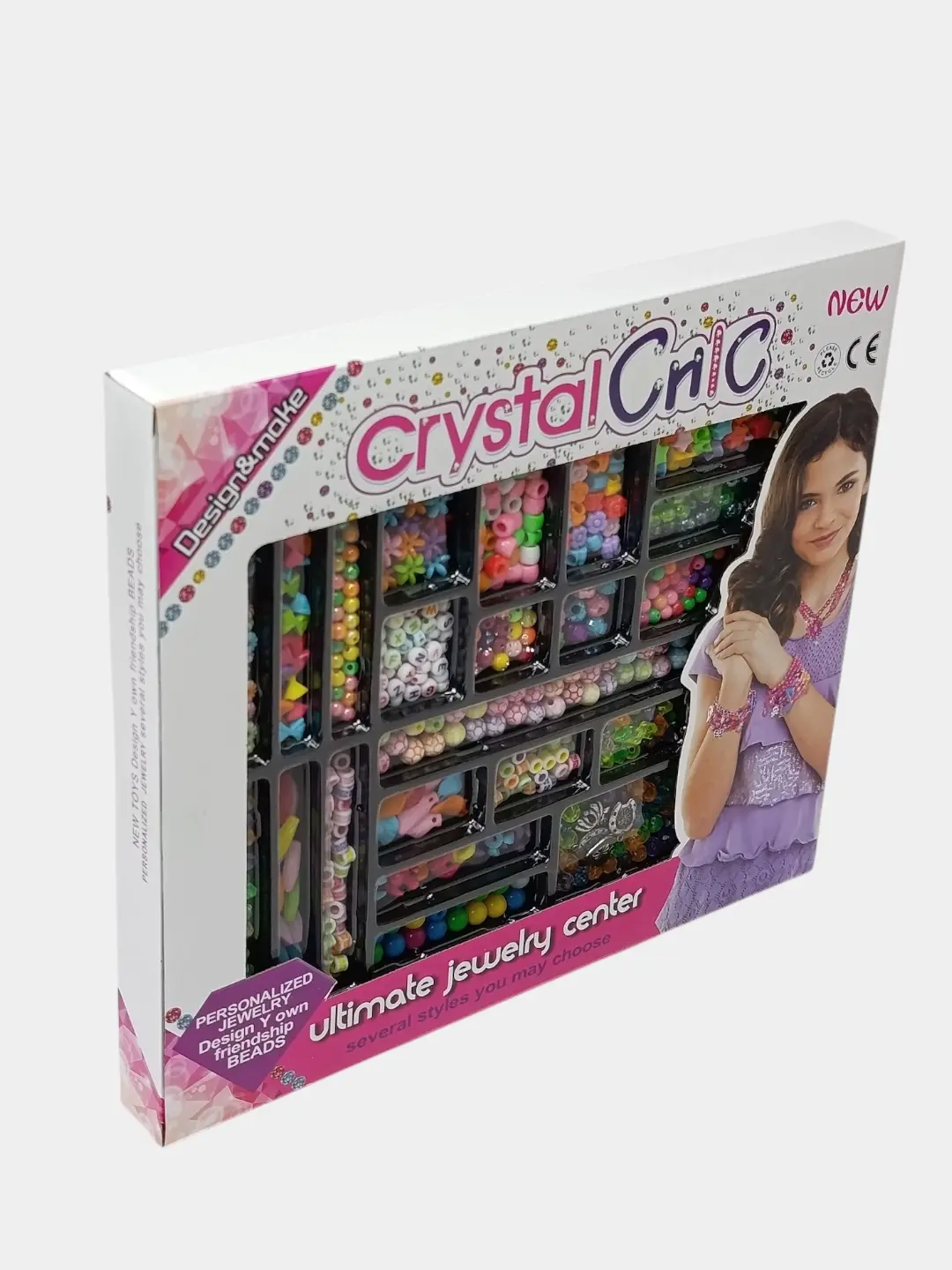 Набор бисера Crystal Chic Ultimate Jewelry Center для создания украшений и браслетов