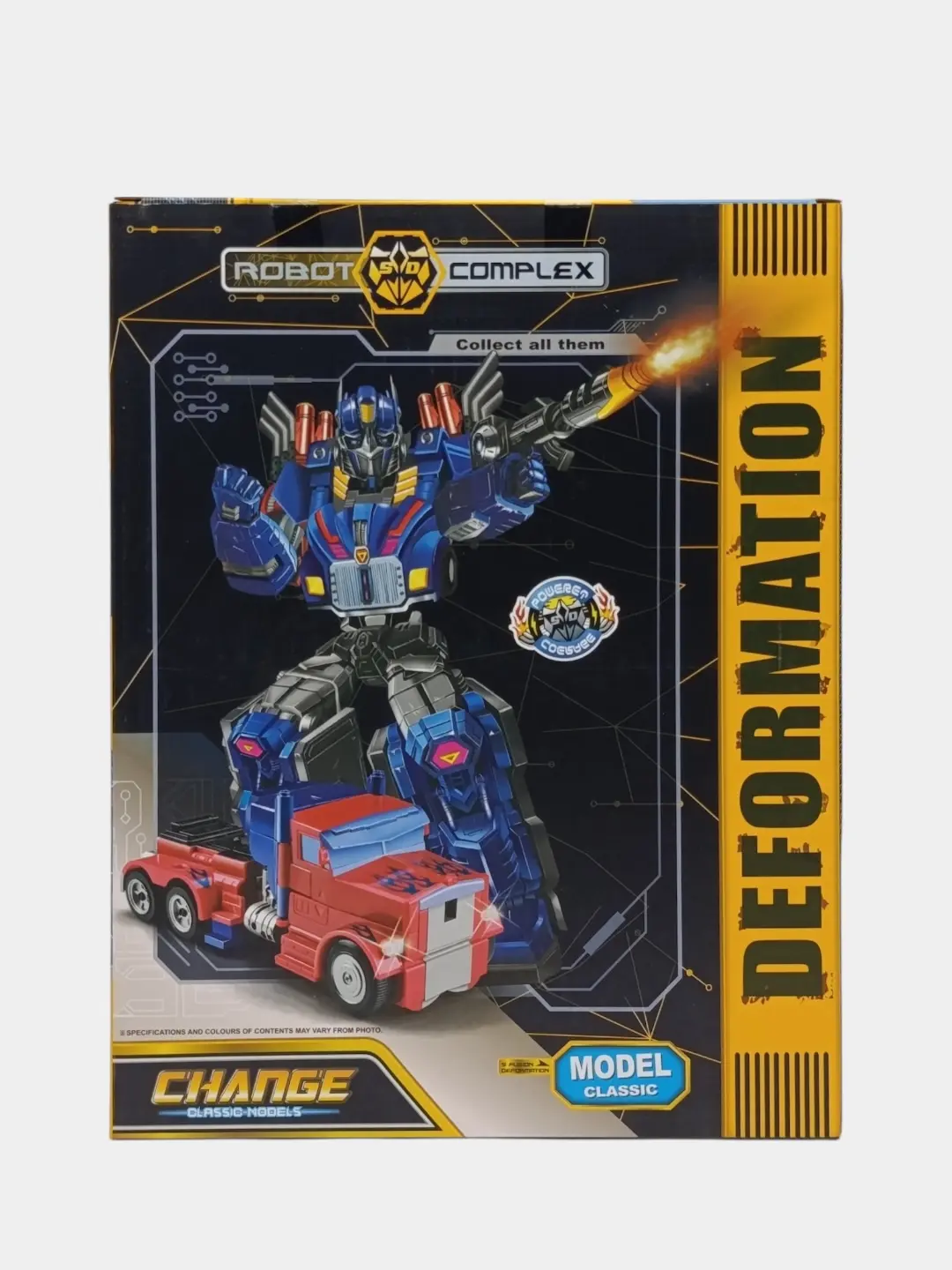 Transformer robot o'yinchog'i 2 tasi 1 da, mashinaga aylanadi, o'g'il bolalar uchun — 3-rasm