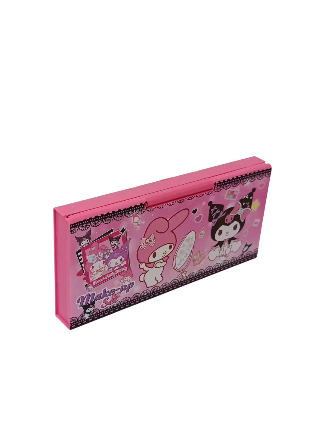 Qizlar uchun Kuromi Sanrio bolalar kosmetika to'plami, chamadonda — 6-rasm