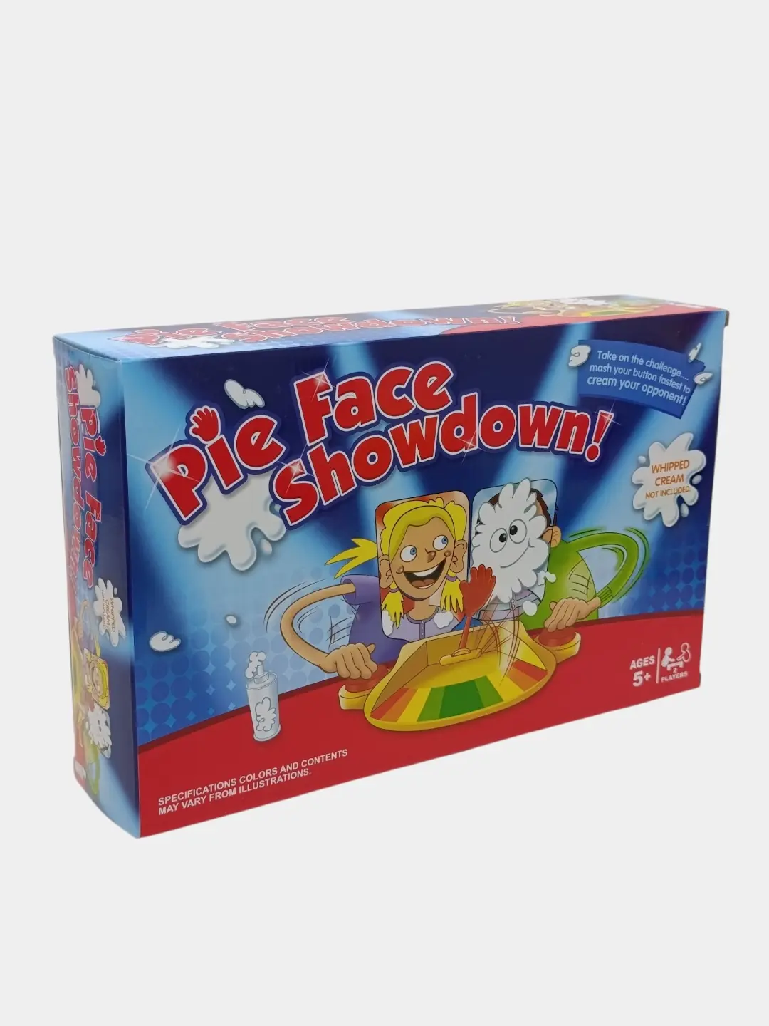 Настольная игра Пирог в лицо Showdown!, для двоих, семейная и развивающая, детям от 5 лет