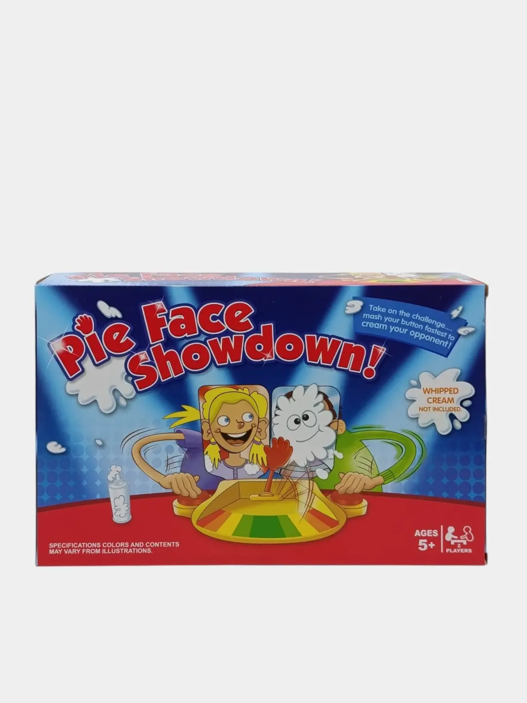 Showdown! Tort yuzga, ikki kishi uchun stol o'yini, oilaviy va rivojlantiruvchi, 5 yoshdan katta bolalar uchun — 2-rasm