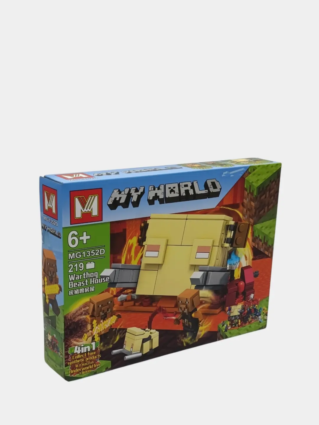 Maynkraft konstruktori My World Quyi dunyo vino do'koni, mini-figuralar bilan — 8-rasm