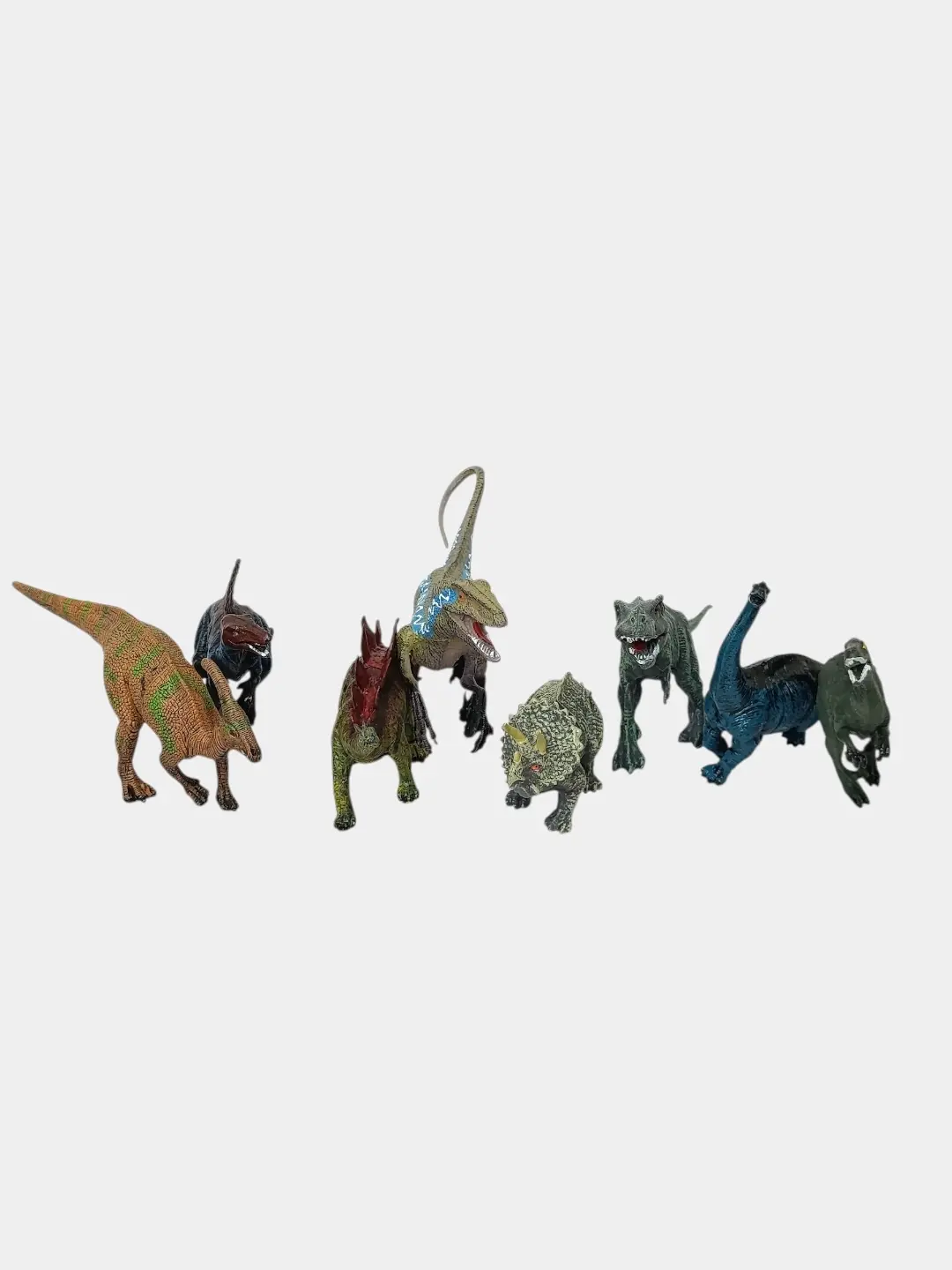 Dinozavrlar figurasi to'plami, bolalar uchun realistik o'yinchoqlar, 8 ta — 2-rasm