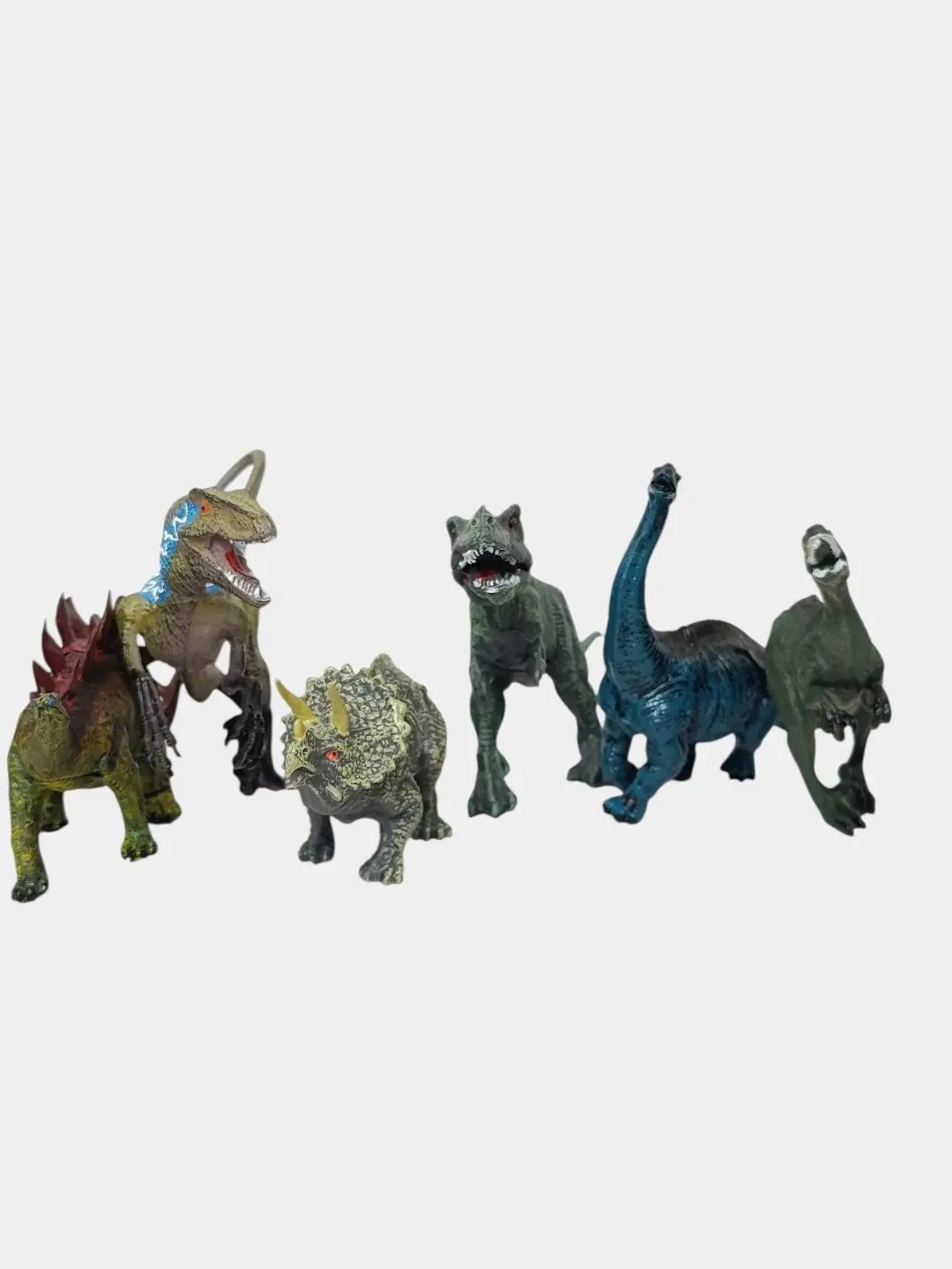 Dinozavrlar figurasi to'plami, bolalar uchun realistik o'yinchoqlar, 8 ta — 3-rasm