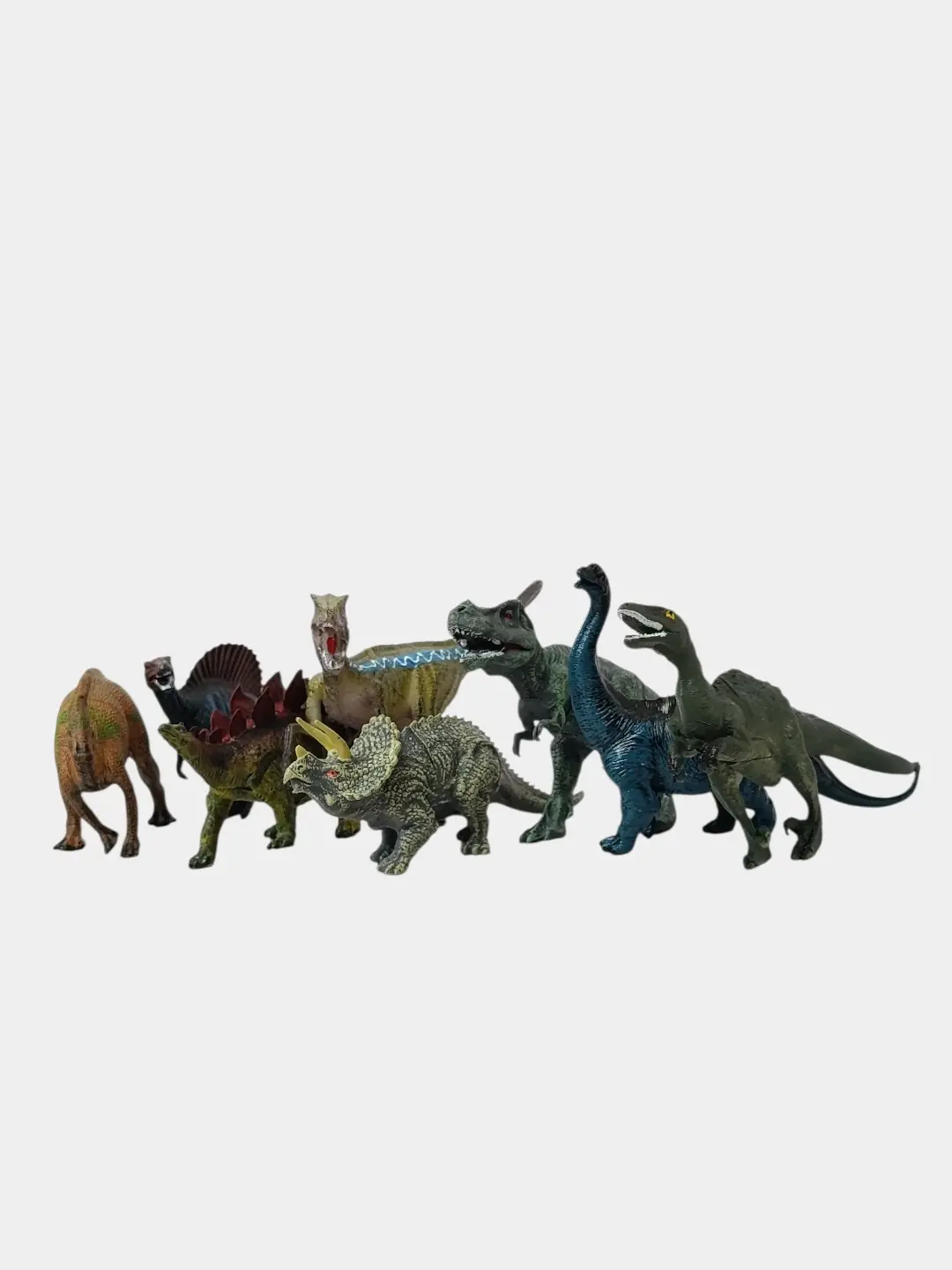 Dinozavrlar figurasi to'plami, bolalar uchun realistik o'yinchoqlar, 8 ta — 5-rasm