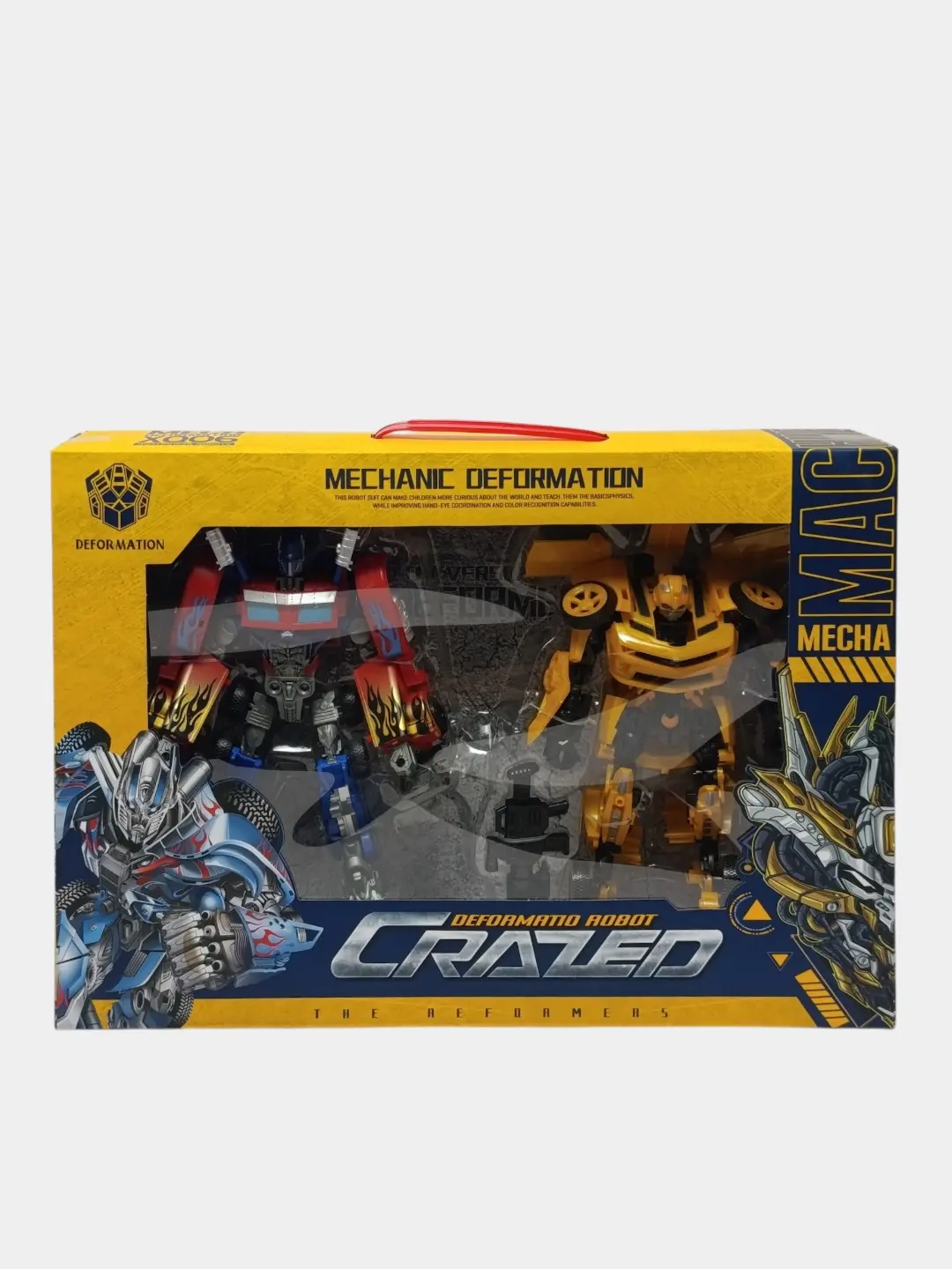 Transformer robotlar to'plami 2 tasi 1 da Mechanic Deformation, Optimus va Bamblbi — 2-rasm