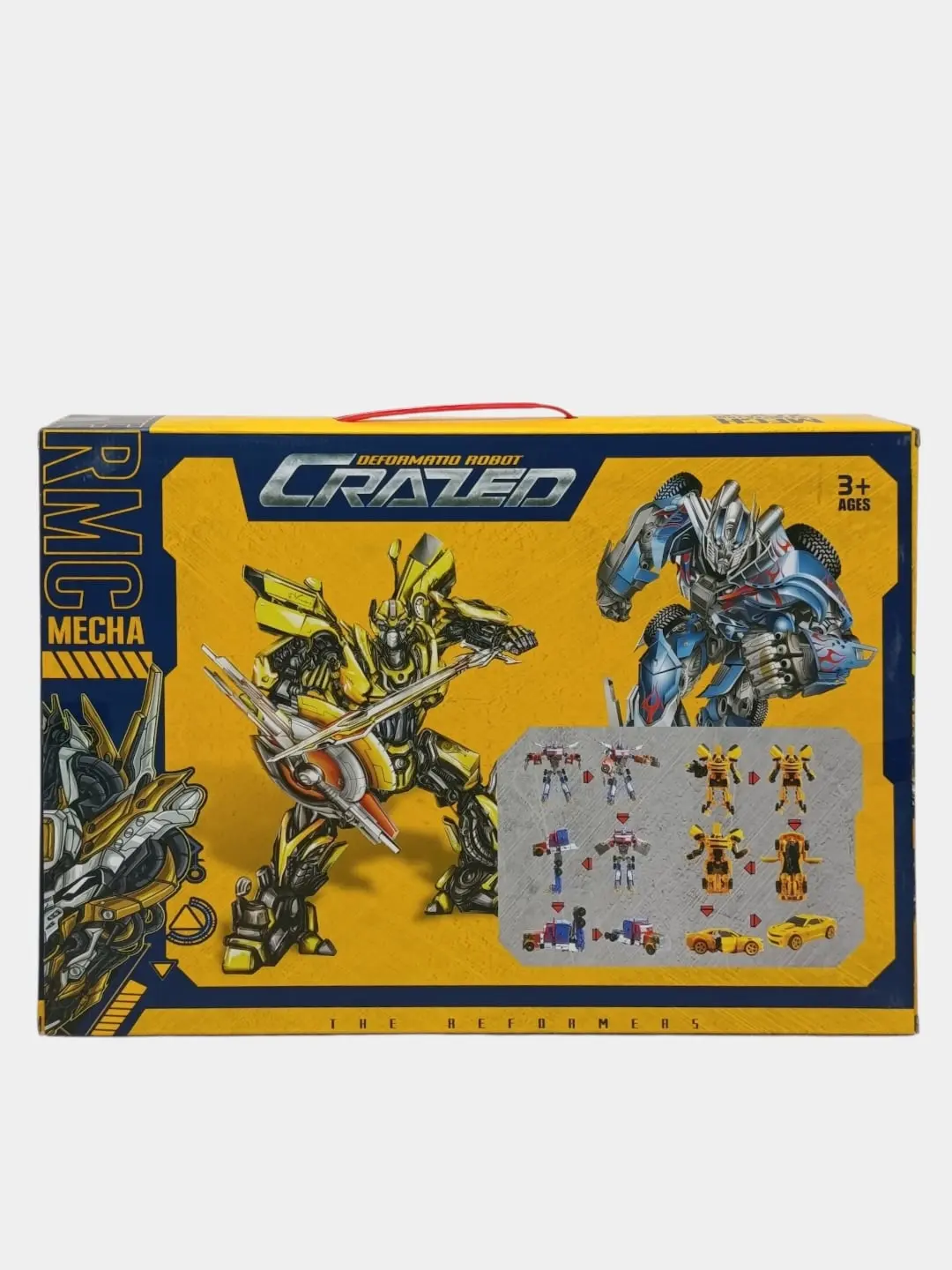 Transformer robotlar to'plami 2 tasi 1 da Mechanic Deformation, Optimus va Bamblbi — 6-rasm