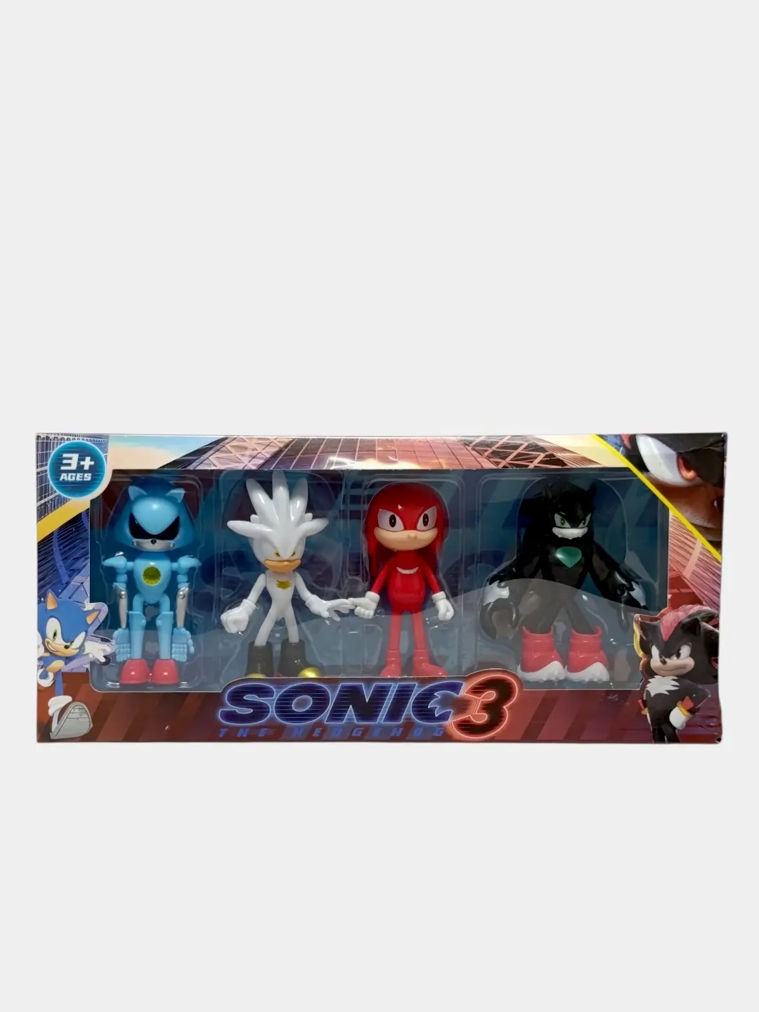 Sonic the Hedgehog o'yin to'plami, Metal Sonik, Silver, Naklz figuralari, 4 dona — 2-rasm