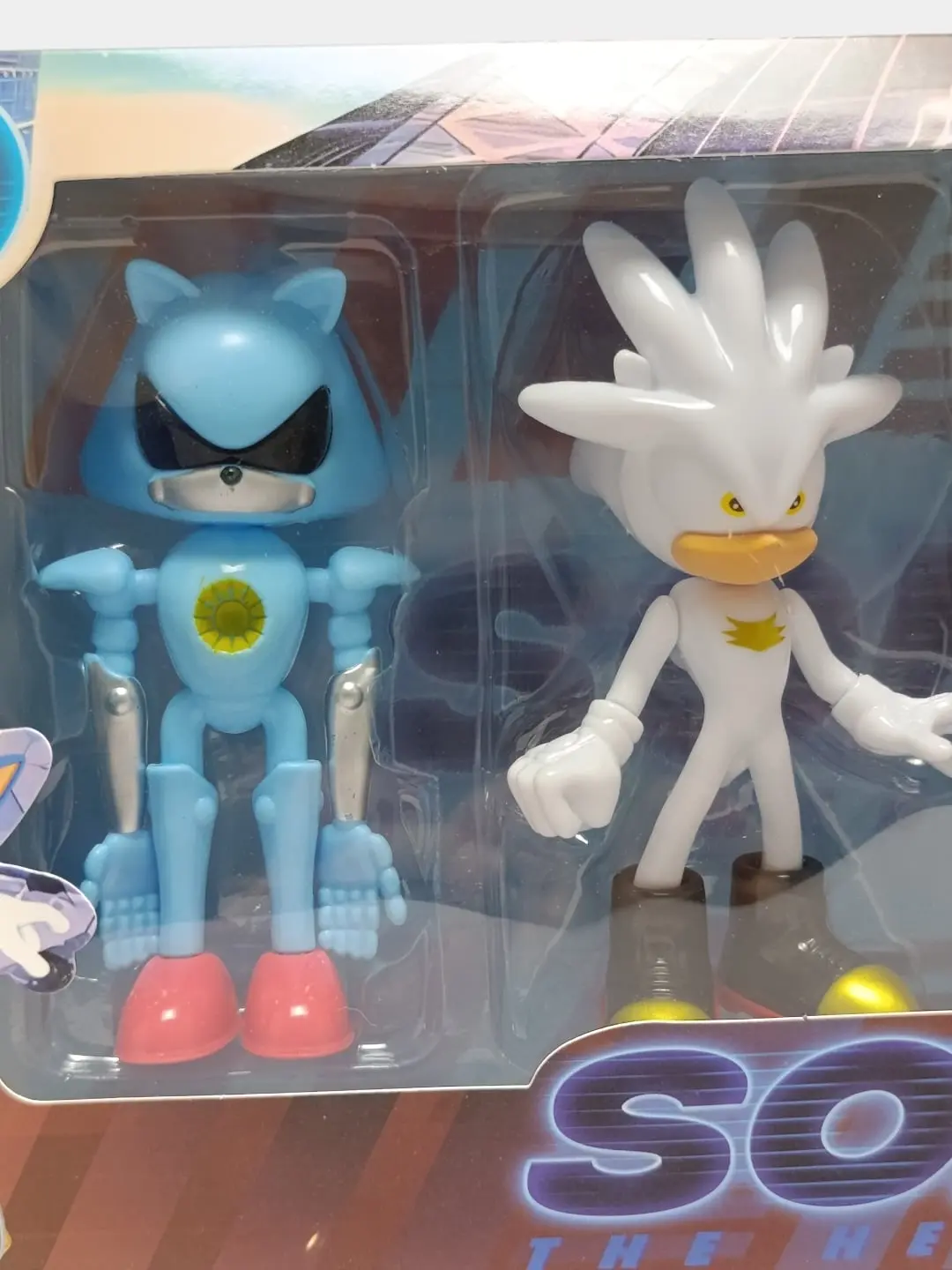 Sonic the Hedgehog o'yin to'plami, Metal Sonik, Silver, Naklz figuralari, 4 dona — 3-rasm