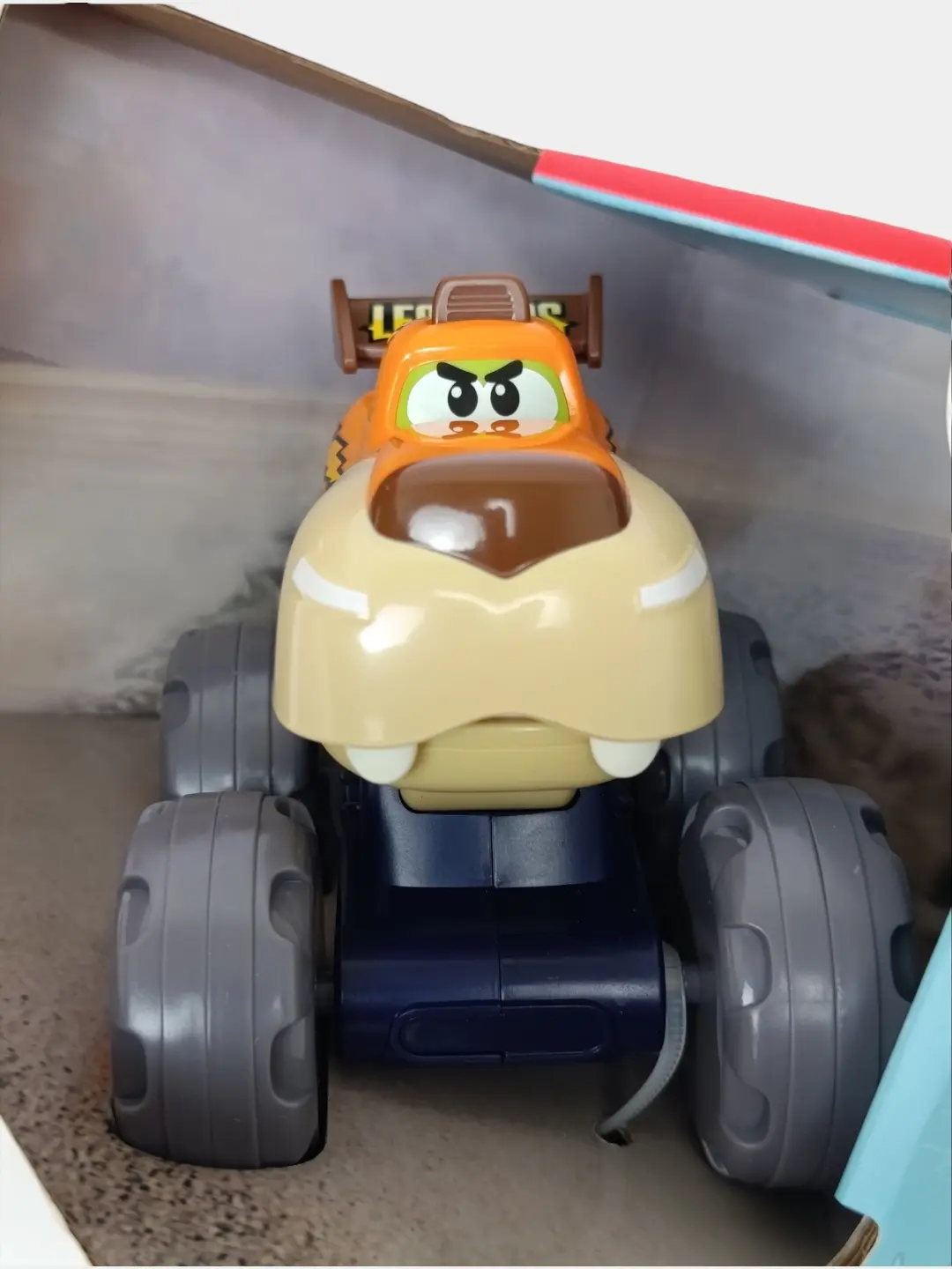 Hola Monster trucks inersion mashinasi Leopard, og'zi ochiladigan o'yinchoq jip bolalar uchun — 5-rasm