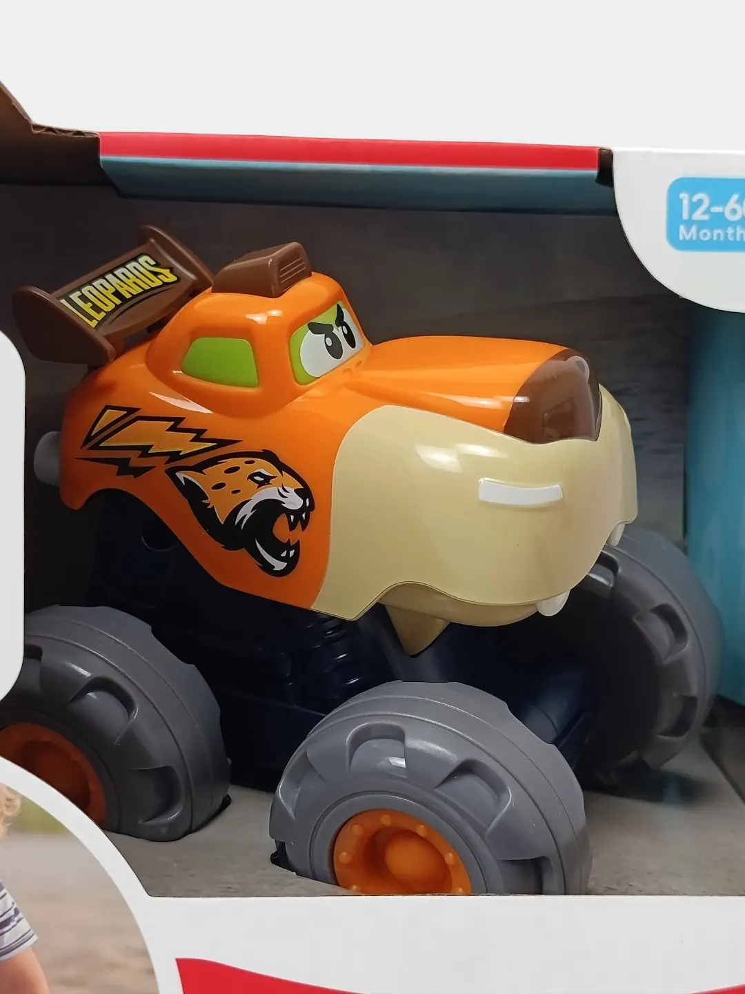 Hola Monster trucks inersion mashinasi Leopard, og'zi ochiladigan o'yinchoq jip bolalar uchun — 6-rasm