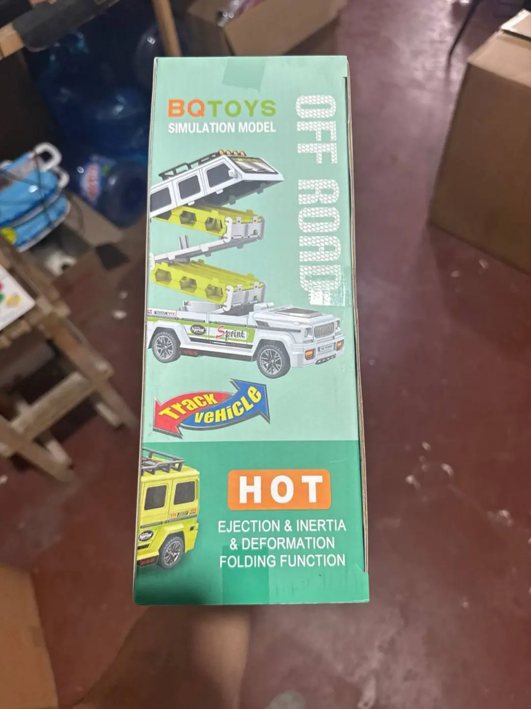 Bolalar uchun transformer yo'ltanlamas va poyga trekli o'yinchoq to'plami, 3 yoshdan oshiq bolalarga, Inersion mashina