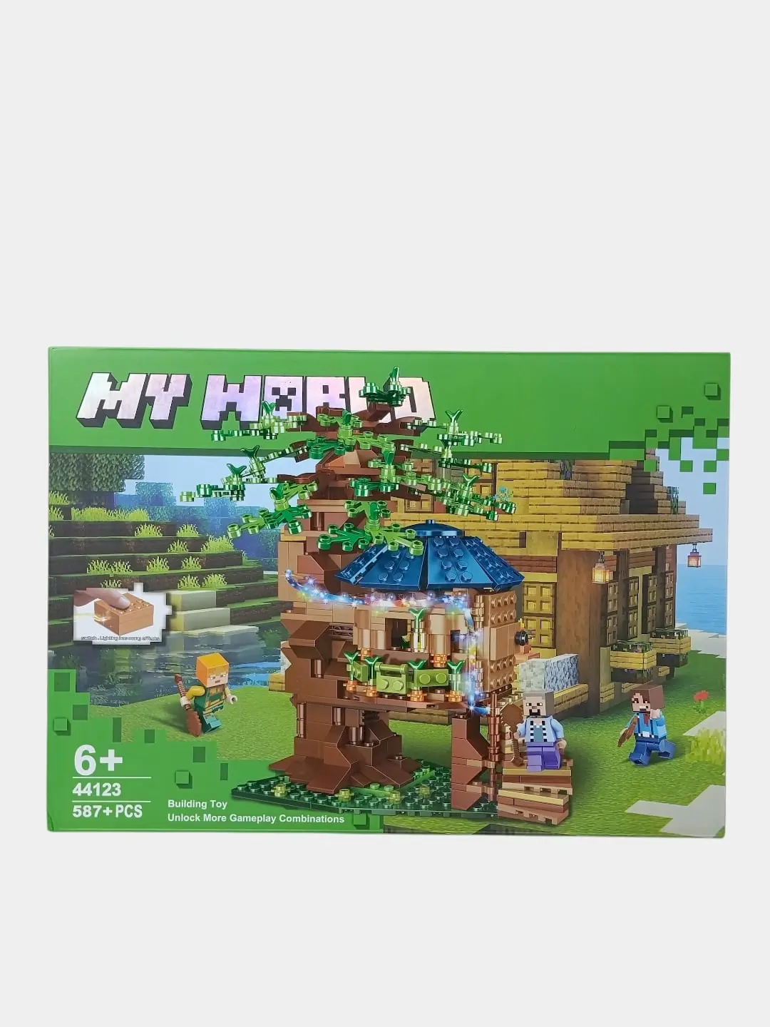 Minecraft konstruktori, bolalar uchun o'yin to'plami, 587 detal — 2-rasm