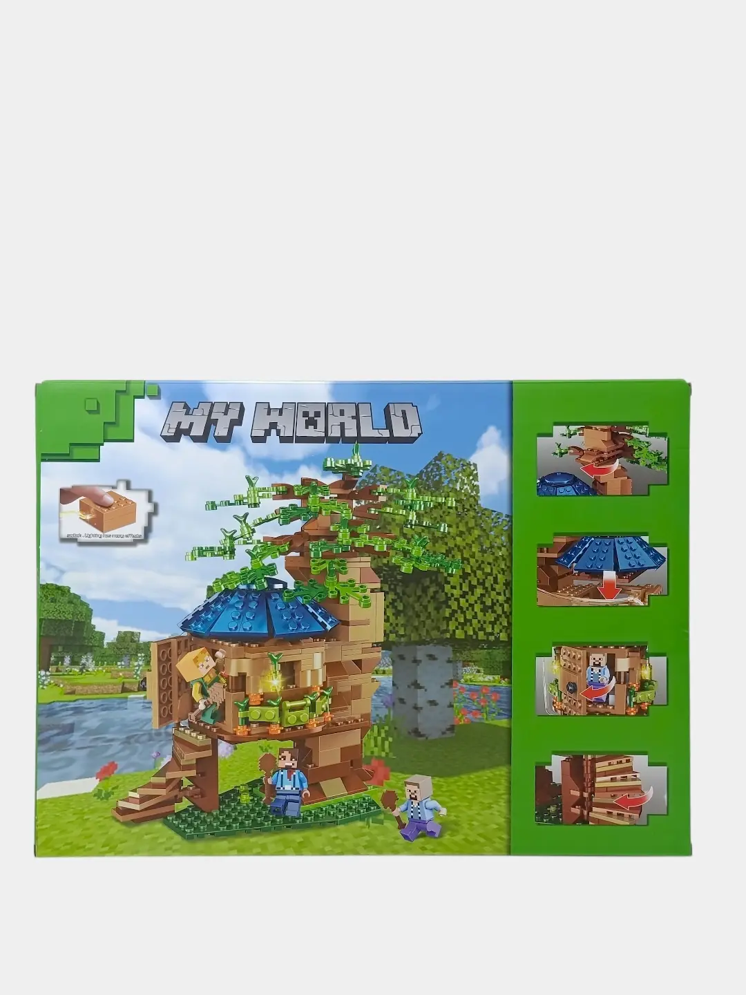 Minecraft konstruktori, bolalar uchun o'yin to'plami, 587 detal — 3-rasm