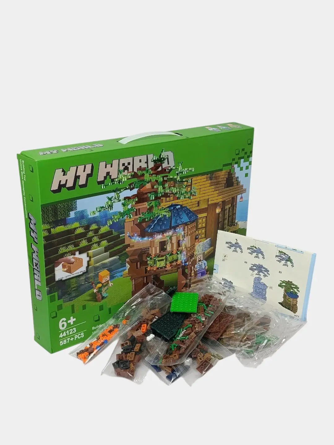 Minecraft konstruktori, bolalar uchun o'yin to'plami, 587 detal — 4-rasm