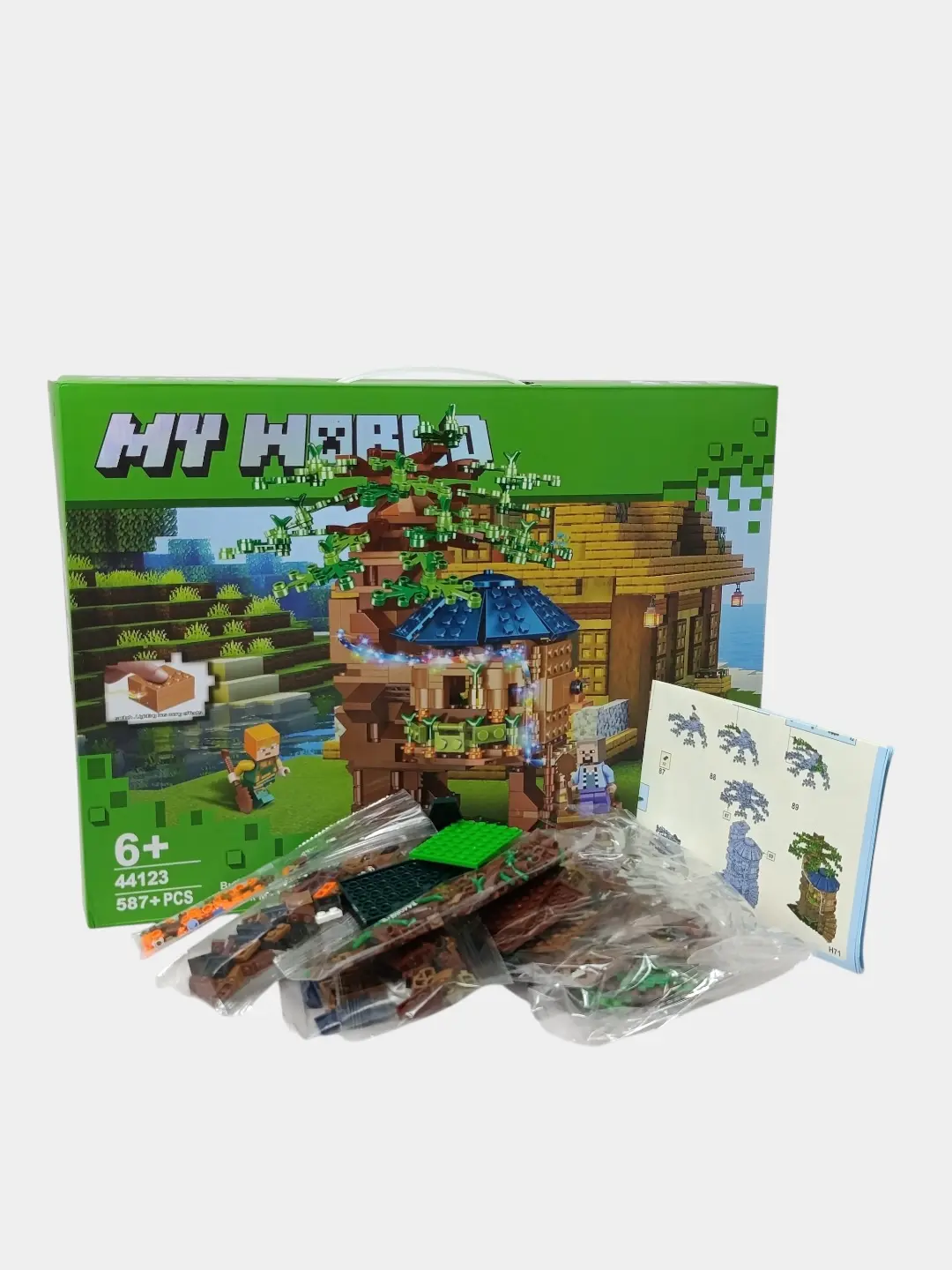 Minecraft konstruktori, bolalar uchun o'yin to'plami, 587 detal — 5-rasm